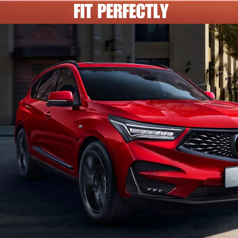 Acura RDX 2019-2025 Roof Rack Side Rail Cross Bars - Heavy Duty Black Luggage Carrier for SUV - Perfect for Road Trips, Camping & Outdoor Adventures