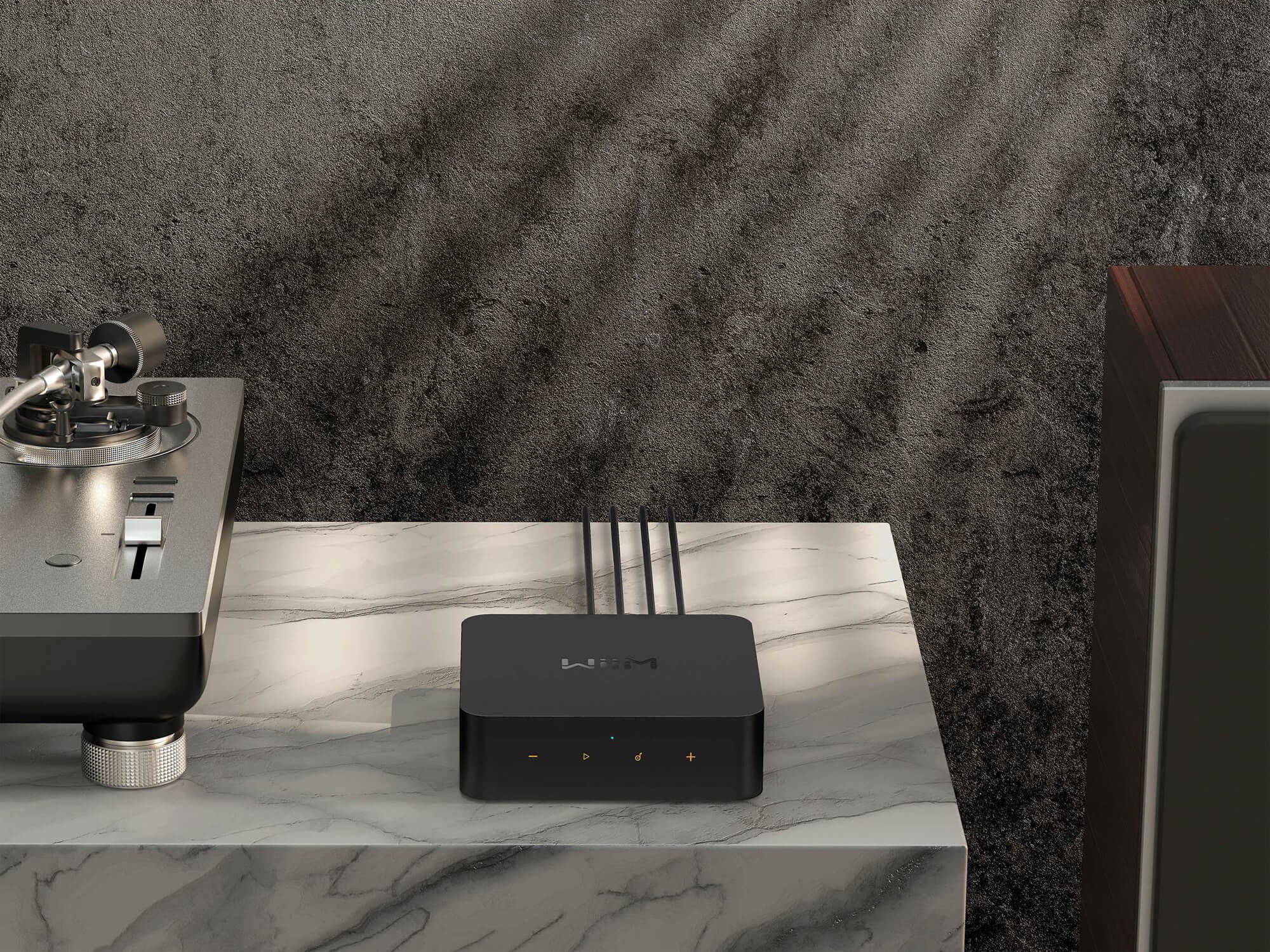 Wiim Pro Plus Network Streamer - High-Resolution Wireless Audio Player for Home Theater & Hi-Fi Systems | Perfect for Spotify, Tidal & Multi-Room Music Streaming