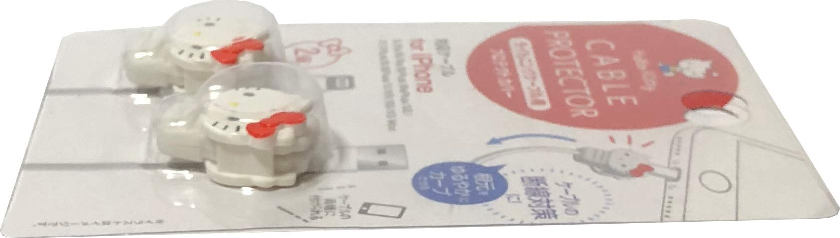 Sanrio Hello Kitty Cable Protector 2-Pack - Cute Phone Charger Protector for iPhone Lightning Cable - Durable Phone Accessories for Girls, Kids & Kawaii Lovers - Perfect for Home, Office & Travel Use