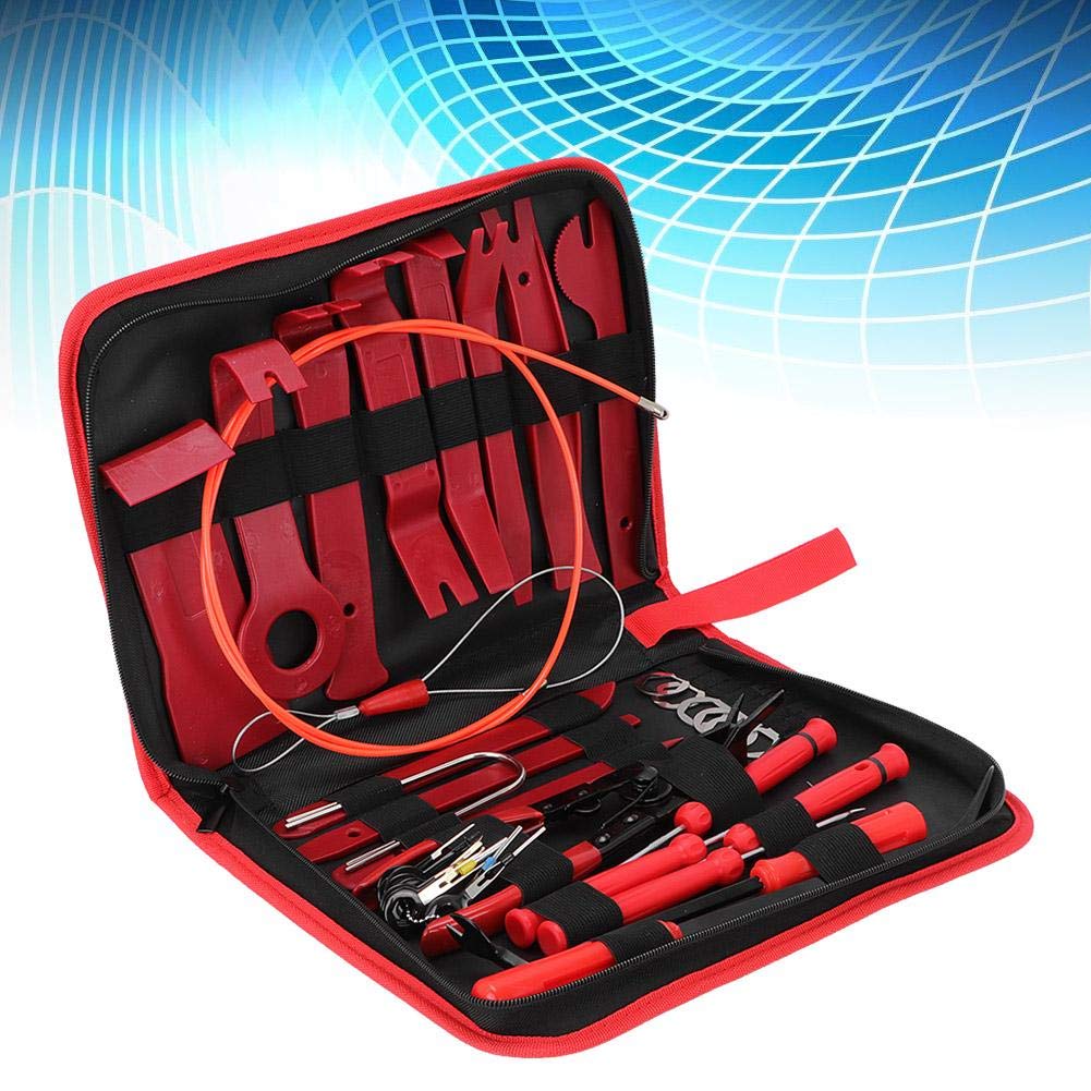 39pcs Car Interior Trim Removal Tool Kit - Pry Tools for Door Panel, Dashboard & Audio Installation | Perfect for Auto Repair, DIY Car Upgrades & Professional Mechanics