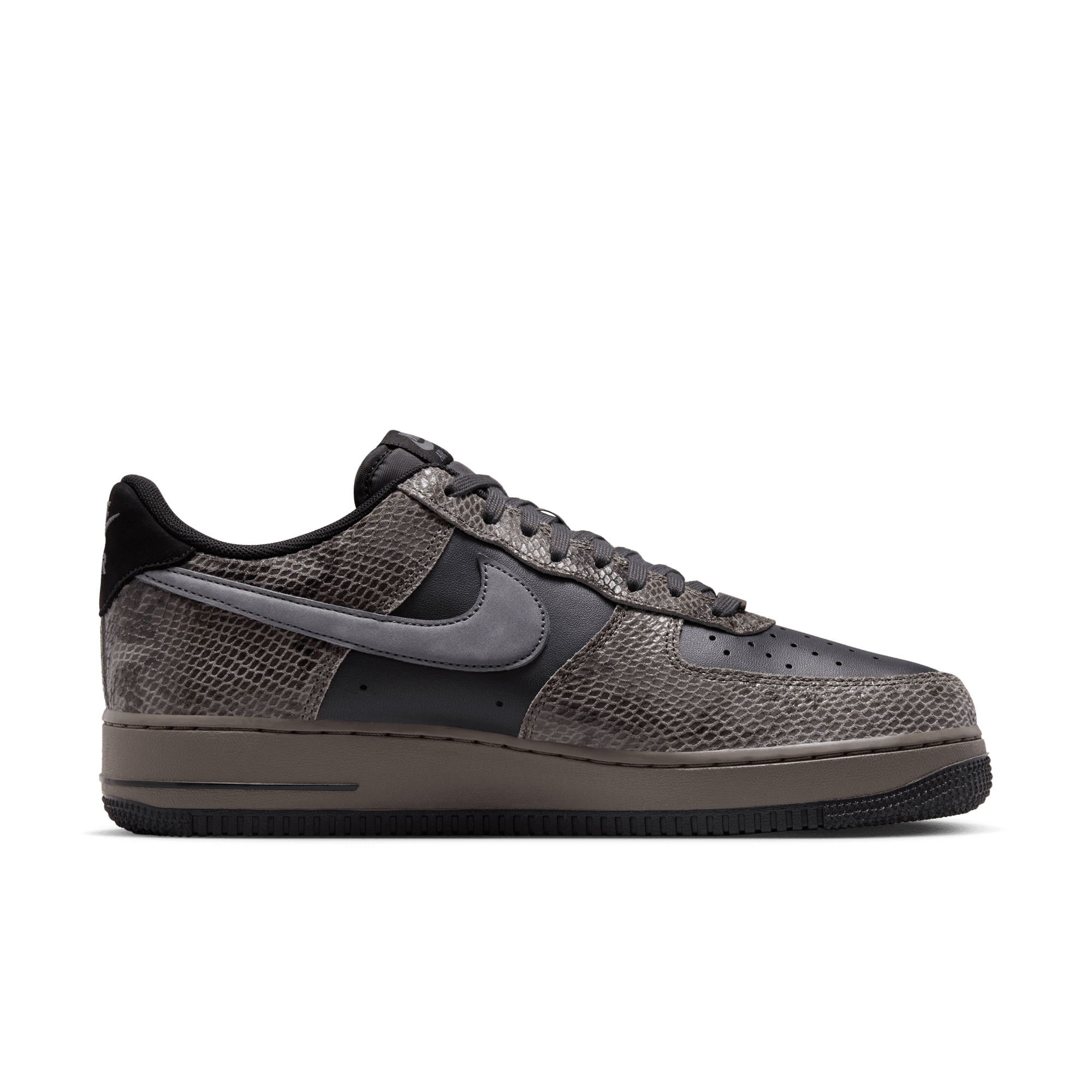 Nike Air Force 1 '07 LV8 Off Noir Snakeskin Sneakers - Premium Basketball Shoes for Men & Women - Perfect for Streetwear, Casual Outfits & Sneaker Collection