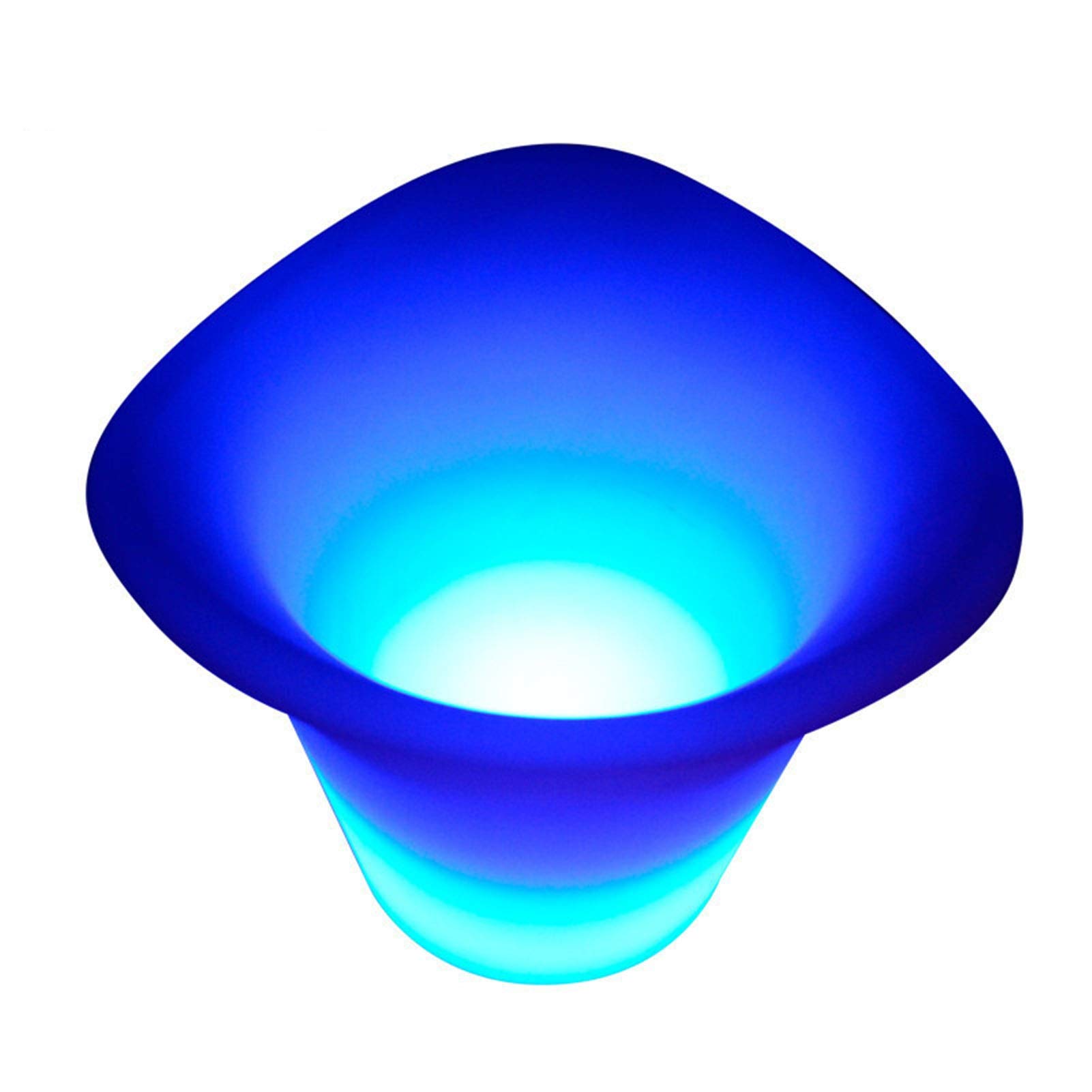 LED Luminous Ice Bucket - RGB Color Changing Waterproof Bar Accessory for Champagne, Cocktails & Parties | Perfect for Home Bars, Weddings & Outdoor Events