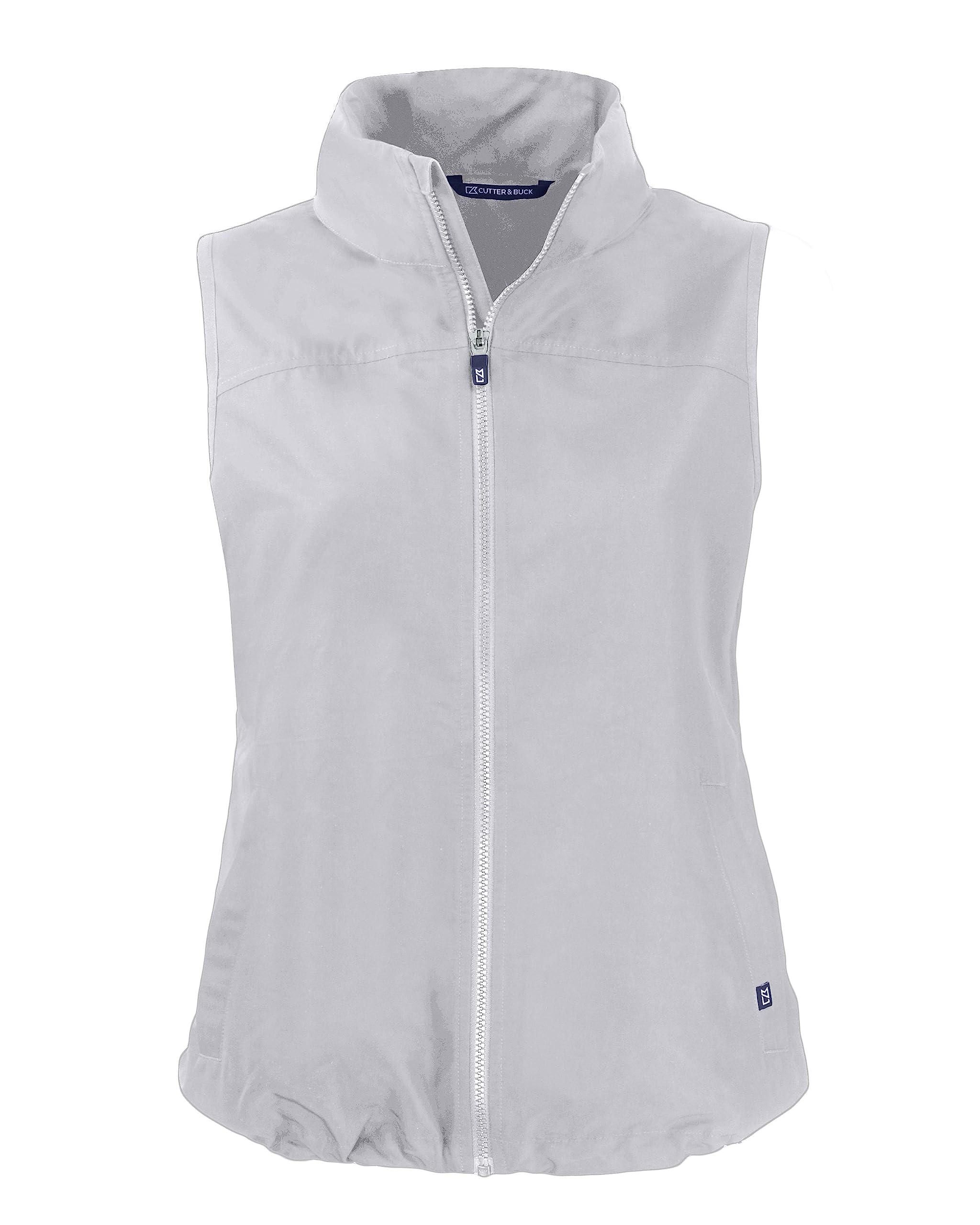 Cutter & Buck Women's Charter Eco Full-Zip Vest - Lightweight Puffer Jacket for Outdoor Hiking, Travel & Casual Wear
