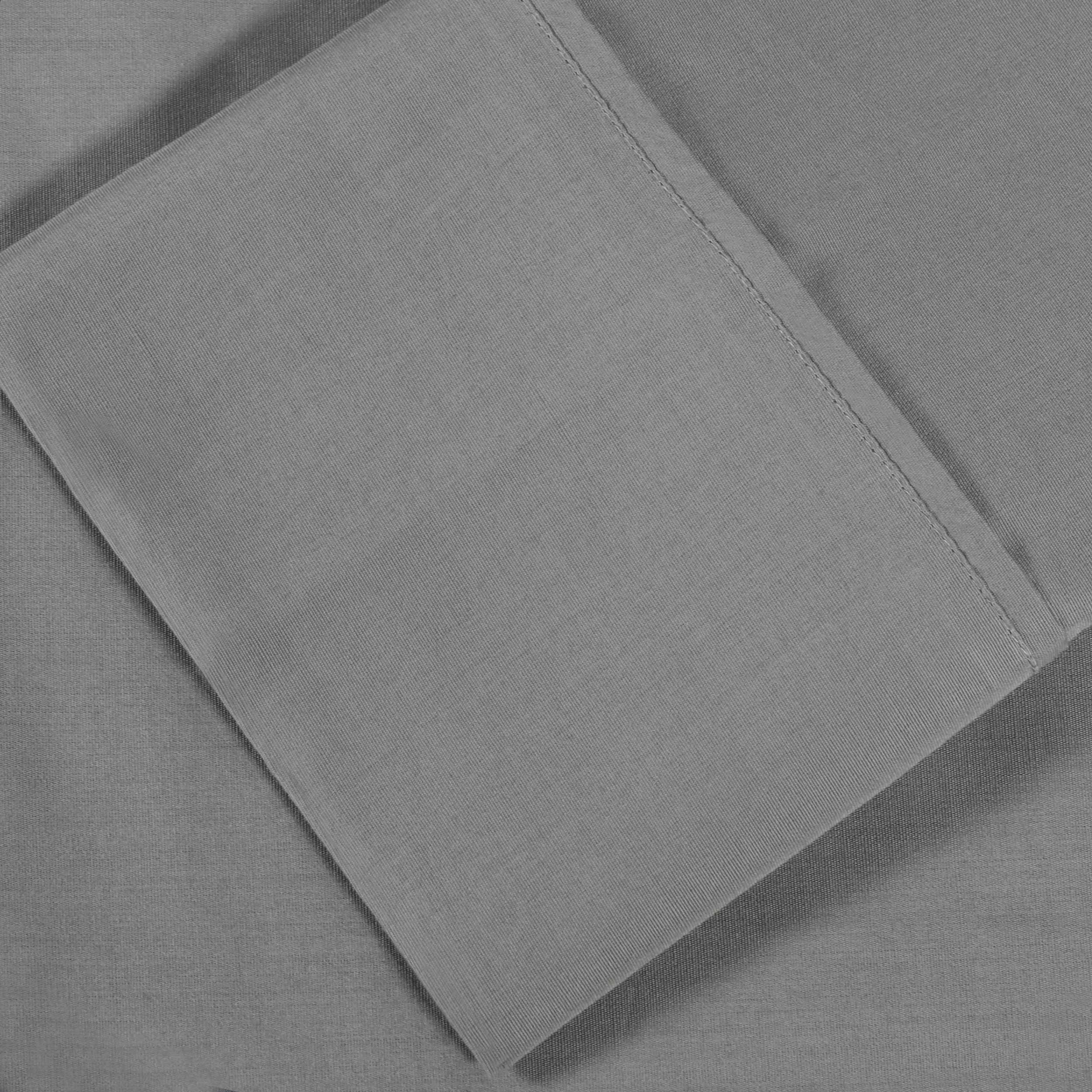 300 Thread Count Cotton Percale Solid Deep Pocket Bed Sheet Set - Queen Size, Soft & Breathable Luxury Sheets for Comfortable Sleep - Perfect for Master Bedroom, Guest Room or Vacation Home