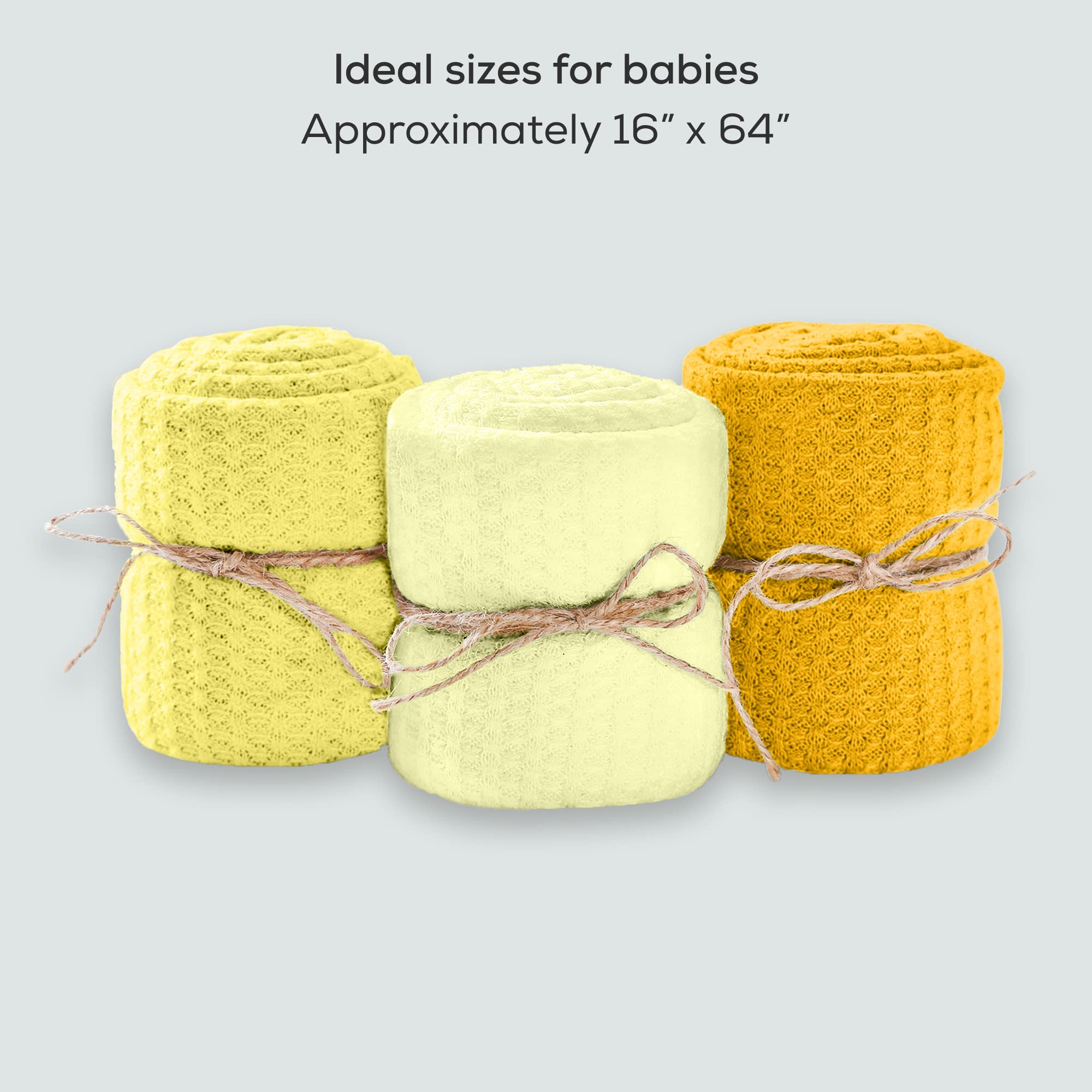 First Landings Newborn Photography Wraps, 3-Pack - 16