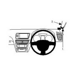 ClicOn No Holes Right Hand Dash Mount for Audi Q5 (2009-2017) - Perfect for GPS, Phone & Dash Cam Installation - Secure & Damage-Free Car Accessory