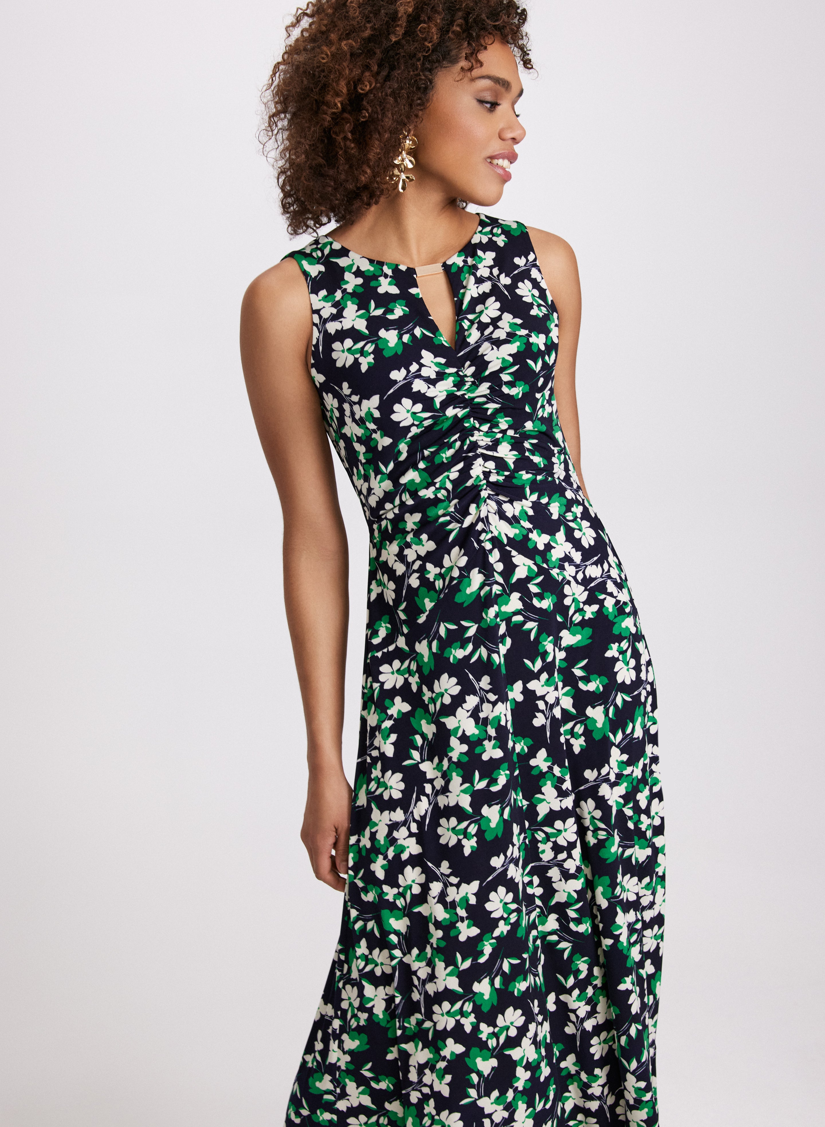 Floral Jersey Dress for Women - Soft & Comfortable Summer Maxi Dress - Perfect for Beach, Vacation & Casual Wear