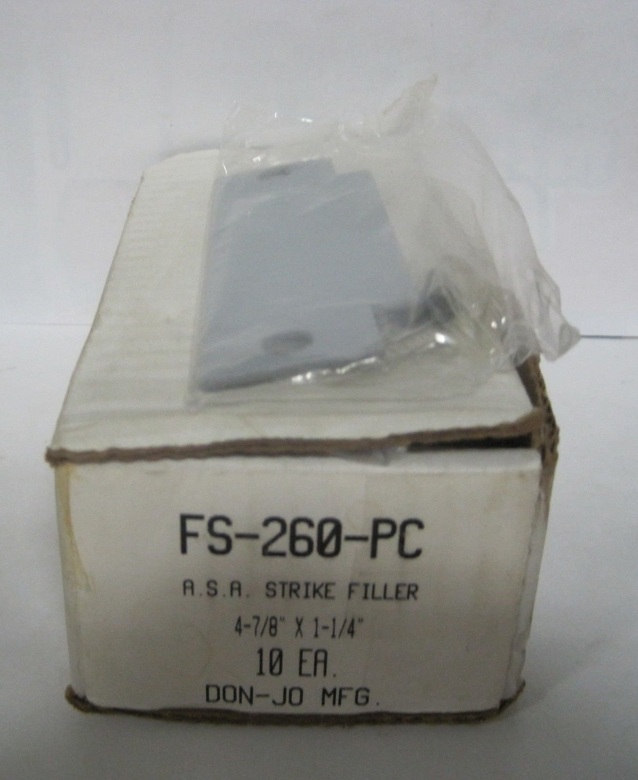 Don-Jo FS-260-PC ANSI Strike Filler Plate 1-1/4