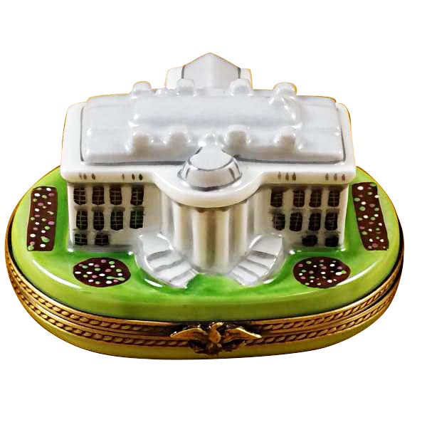 Rochard White House Limoges Porcelain Box - Elegant Collectible Gift for Home Decor & Jewelry Storage