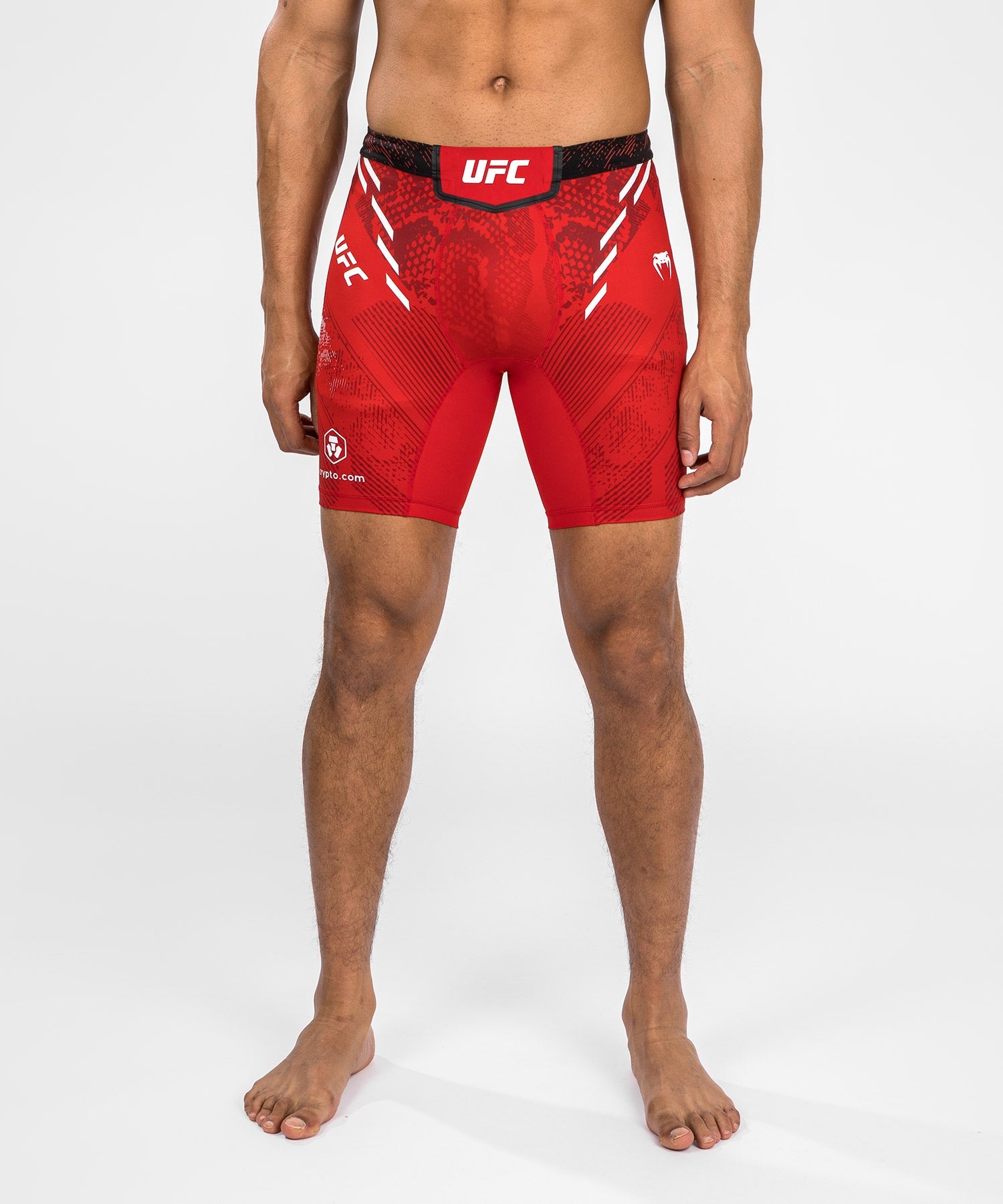 Venum UFC Adrenaline Personalized Authentic Fight Night Men's Vale Tudo MMA Shorts - Red | Training & Competition | MMA, BJJ, Muay Thai, Boxing