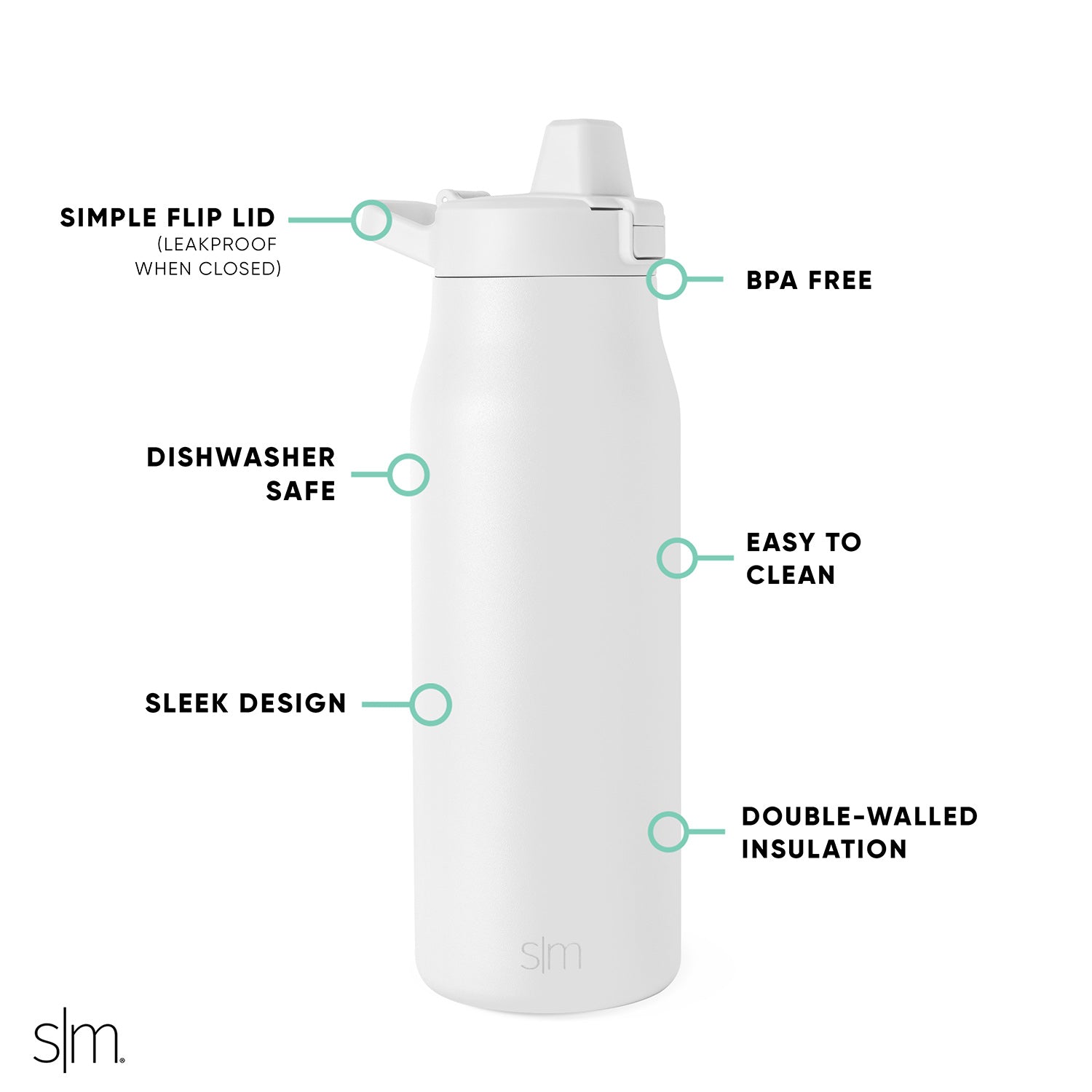 Stainless Steel Flip Straw Lid with Simple Filter - Perfect for Tumbler Cups, Water Bottles & Travel Mugs - Easy to Clean & Leak-Proof Design