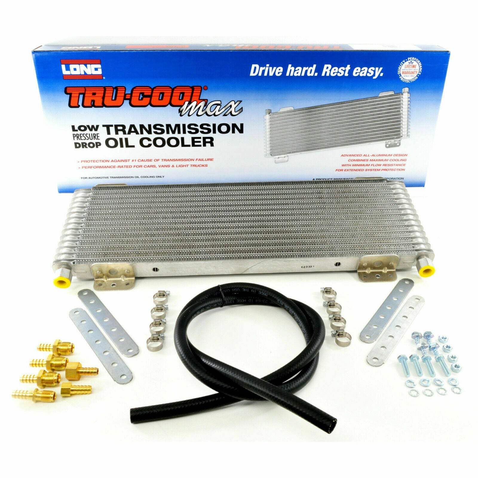 Tru-Cool Max Automatic Transmission Oil Cooler - High Performance Cooling for Trucks, SUVs & RVs - Perfect for Towing & Heavy-Duty Use