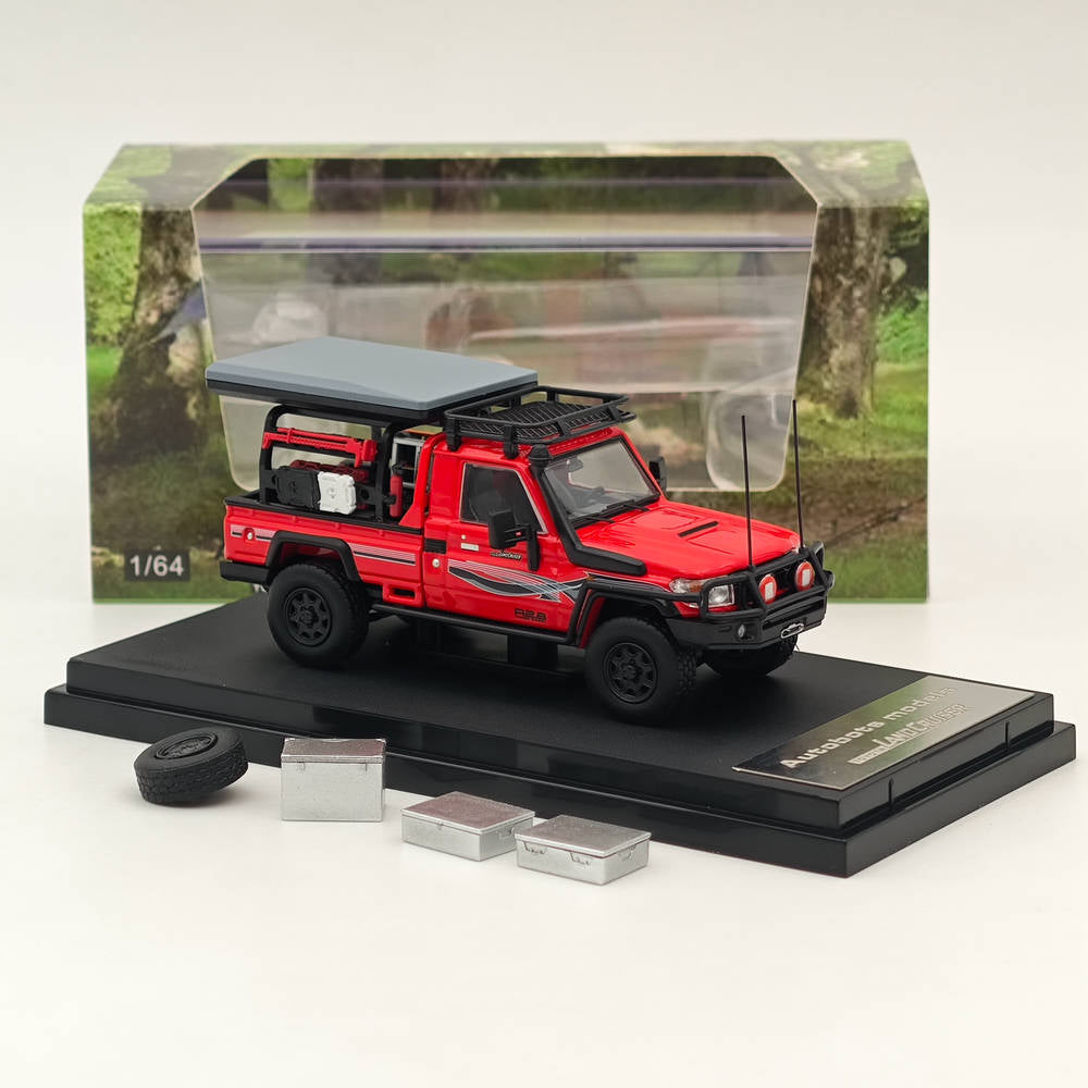 1/64 Toyota Land Cruiser LC79 Australian Style Modified Diecast Model Car - Collectible Miniature Toy for Hobbyists & Gifts (Perfect for Display, Car Enthusiasts Collections & Birthday Presents)