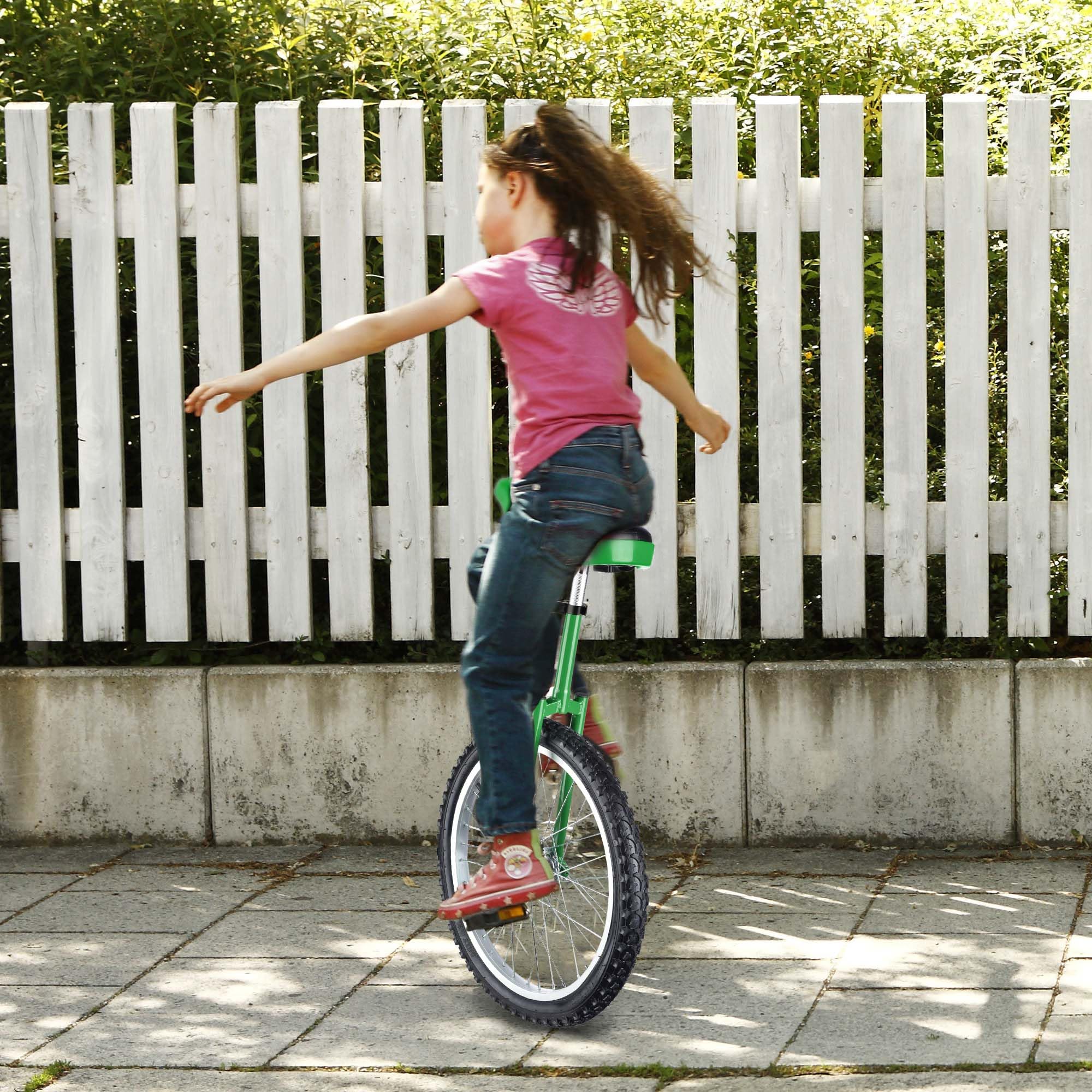 16/18/20/24 Inch Adjustable Unicycle for Adults & Kids - Outdoor Exercise Bike with Comfortable Seat for Fitness & Sports | Perfect for Park Rides, Commuting & Gym Workouts