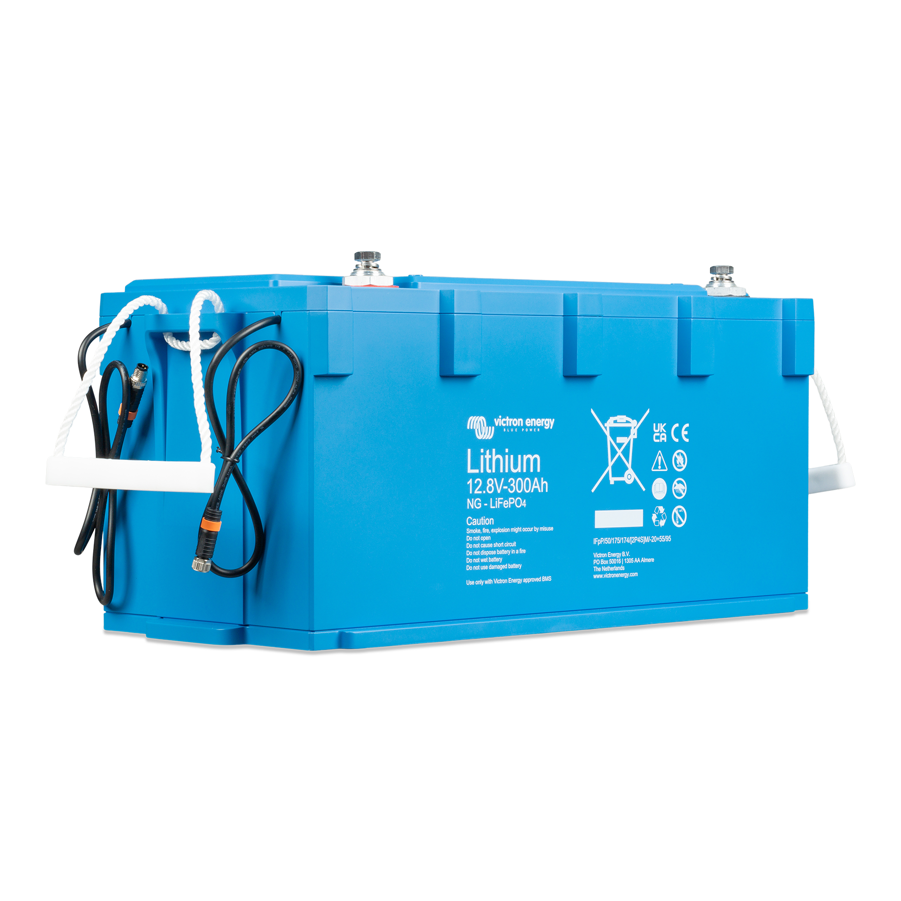 Victron Energy LiFePO4 Lithium Battery 12.8V 300Ah - Deep Cycle Marine RV Solar Power Storage | Perfect for Off-Grid, Boating, and Renewable Energy Systems