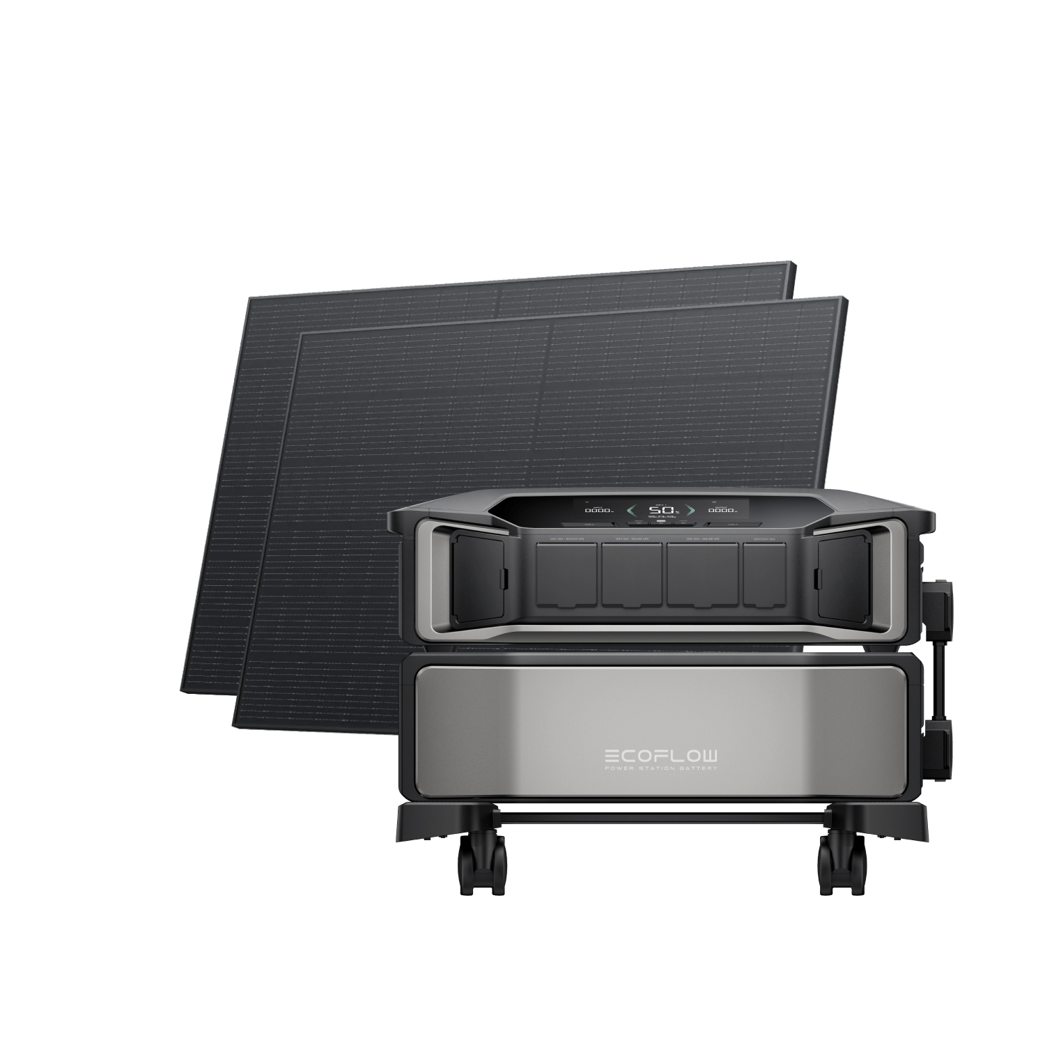 EcoFlow DELTA Pro Ultra Solar Generator - 3000W Portable Power Station for Home Backup, Camping & RV - Fast Solar Charging, Expandable Capacity - Perfect for Emergency Power & Off-Grid Living
