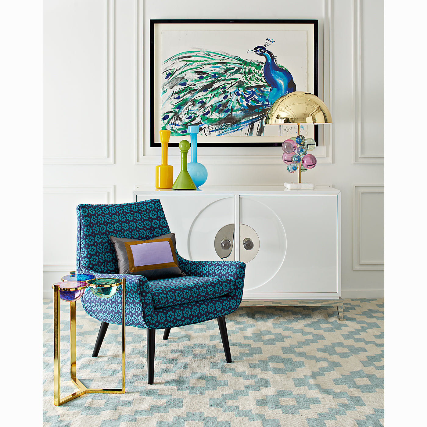 Pierre Flatweave Rug - Soft & Durable Handwoven Cotton Area Rug - Perfect for Living Room, Bedroom, or Nursery Decor
