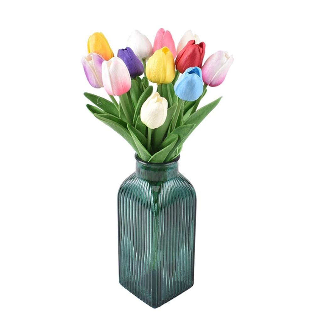 10 Pcs Real Touch Artificial Tulips - 13.4
