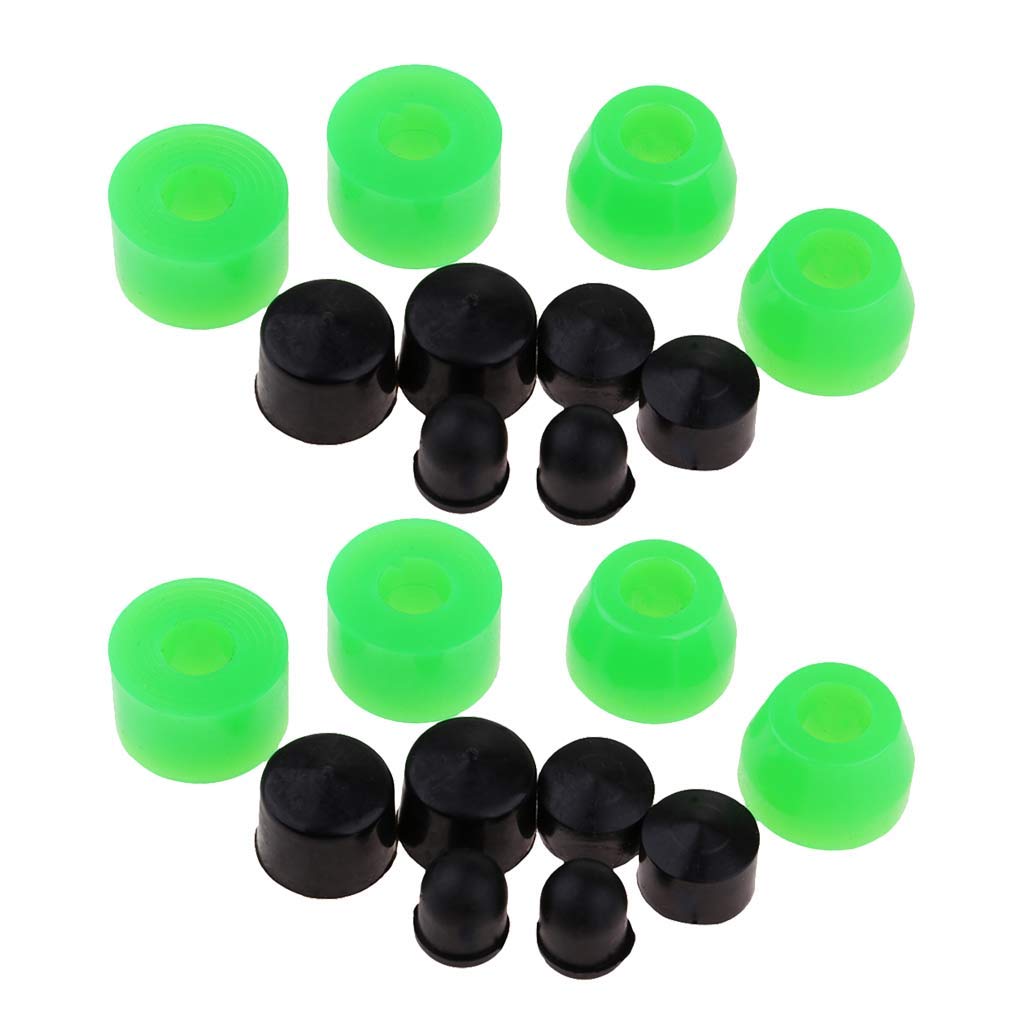 20x 85A PU Skateboard Bushings Replacement Cups Set - Durable Longboard & Skateboard Truck Parts for Smooth Ride & Performance