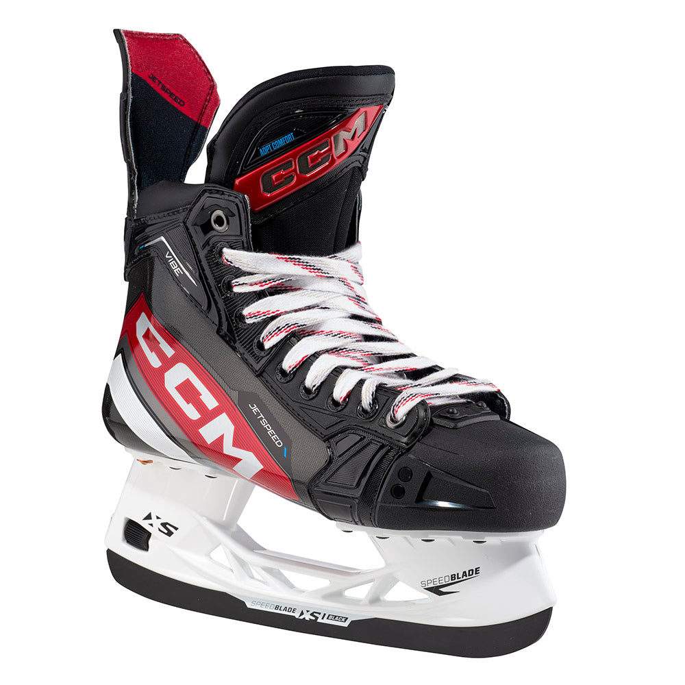 CCM Jetspeed Vibe 2023 Senior Ice Hockey Skates - Professional Performance Skates for Men & Women - Perfect for Competitive Play & Training on Ice Rinks