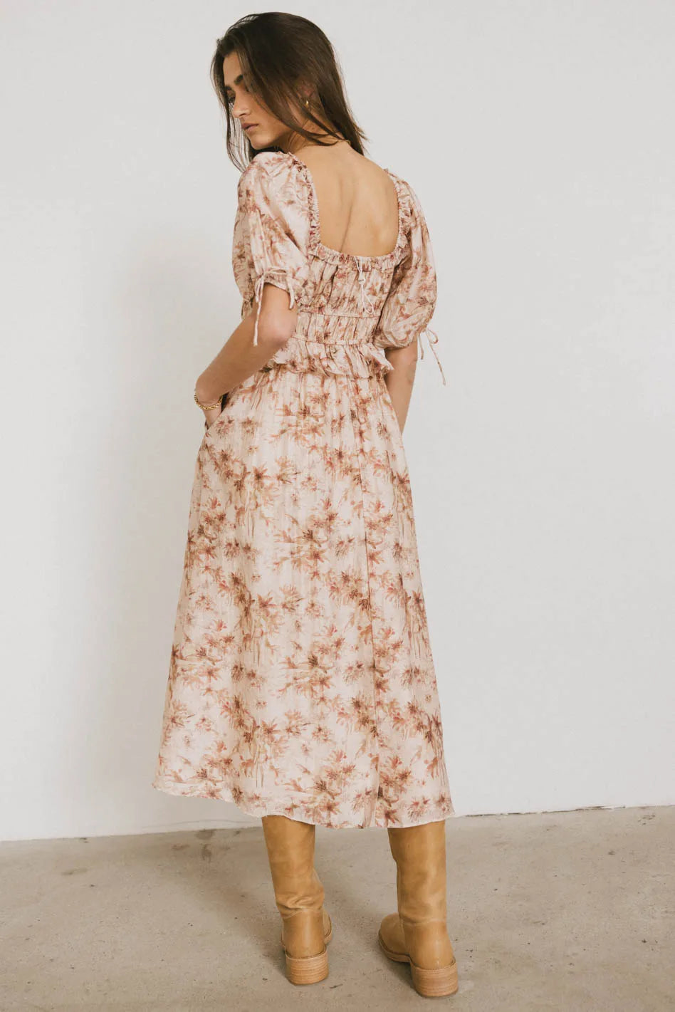 Nella Midi Dress for Women - Elegant Flowy Summer Dress with Pockets | Perfect for Beach, Vacation, Date Night & Casual Wear | FINAL SALE