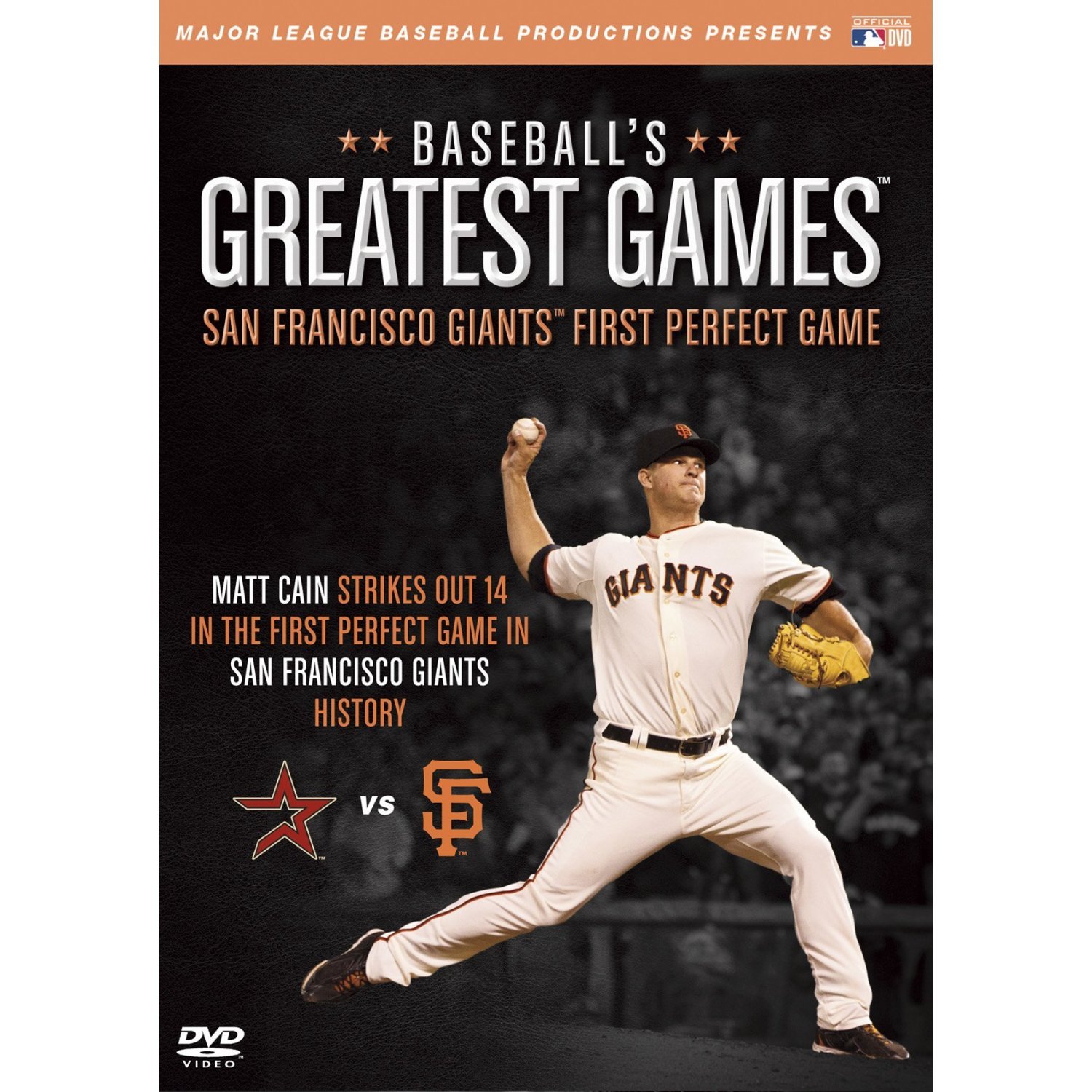 San Francisco Giants First Perfect Game DVD - Baseball's Greatest Games Collection | Perfect for Fans, Collectors & Sports Enthusiasts