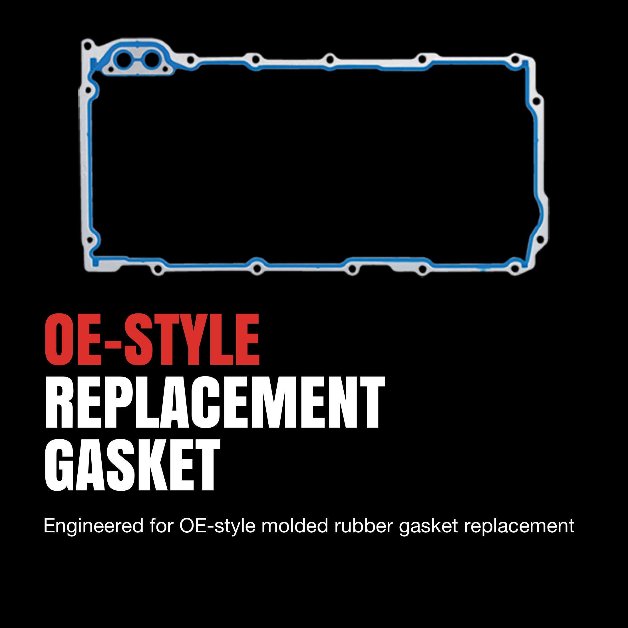 FEL-PRO OS 30894 R Oil Pan Gasket Set - High Performance Replacement for Engine Oil Leak Repair - Perfect for Automotive Maintenance & DIY Car Repairs