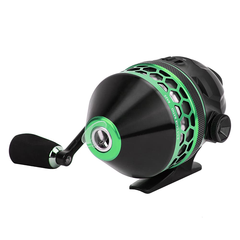 Smooth Fishing Reel 4.1:1 Gear Ratio with Reinforced Main Shaft - Saltwater Freshwater Spinning Reel for Wild Fishing, Pool, Lake & Sea Angling | Perfect for Bass, Trout & Saltwater Game Fish
