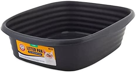 Wave Cat Litter Pan for Cats - Large Self-Cleaning Litter Box with High Sides - Odor Control & Easy Cleaning - Perfect for Multiple Cats & Small Spaces