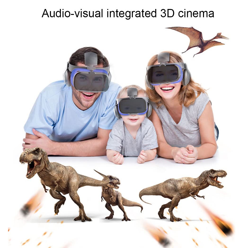 3D VR Headset with Bluetooth Controller - Compatible with iPhone 13 Pro Max/13 Pro/13/12/11, Samsung Galaxy S21, Huawei & Xiaomi Series - Immersive Virtual Reality Experience for Gaming, Movies & Education (Color: Green, Size: iOS)