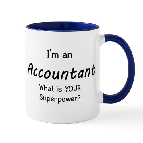 White/Navy Inside - Accountant Mug Mugs