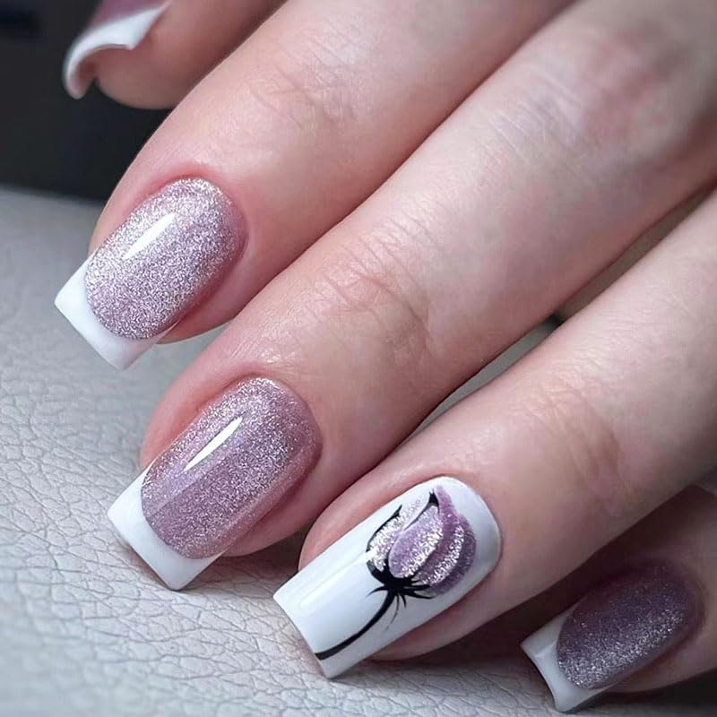 French White with Flower A03