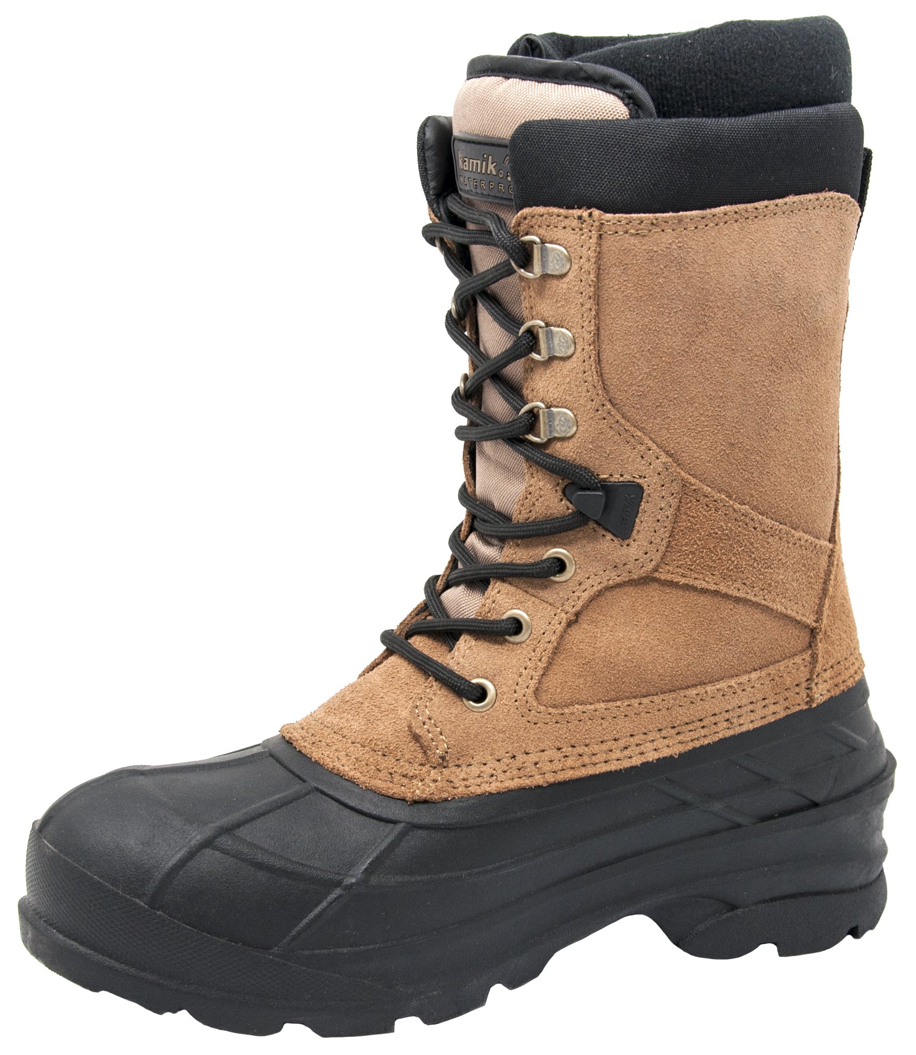 Kamik Men's Nationplus Waterproof Winter Boots - Insulated Snow Boots for Hiking & Outdoor Activities | Cold Weather & Snowshoeing Gear