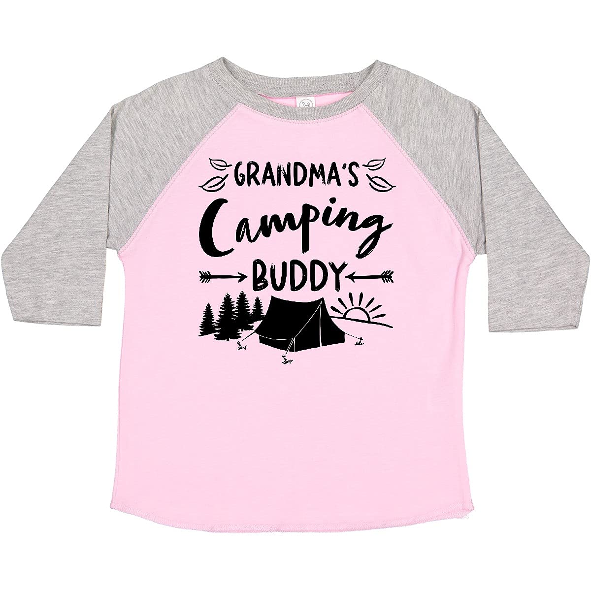 Grandma's Camping Buddy Toddler T-Shirt - Cute Camping Themed Shirt for Kids - Perfect for Outdoor Adventures, Family Trips & Toddler Activities