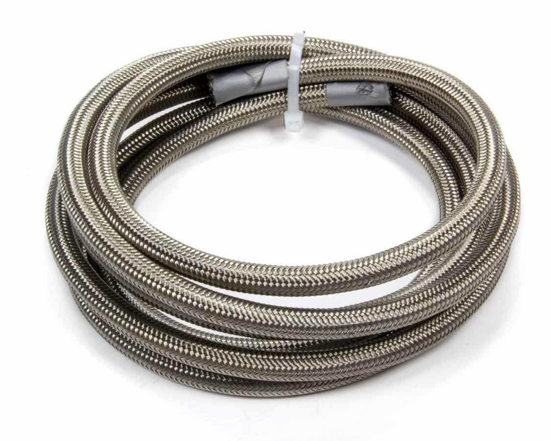 Fragola -10AN PTFE Fuel Hose - 15 Feet High Performance Braided Stainless Steel Line for Automotive, Racing, and Marine Applications