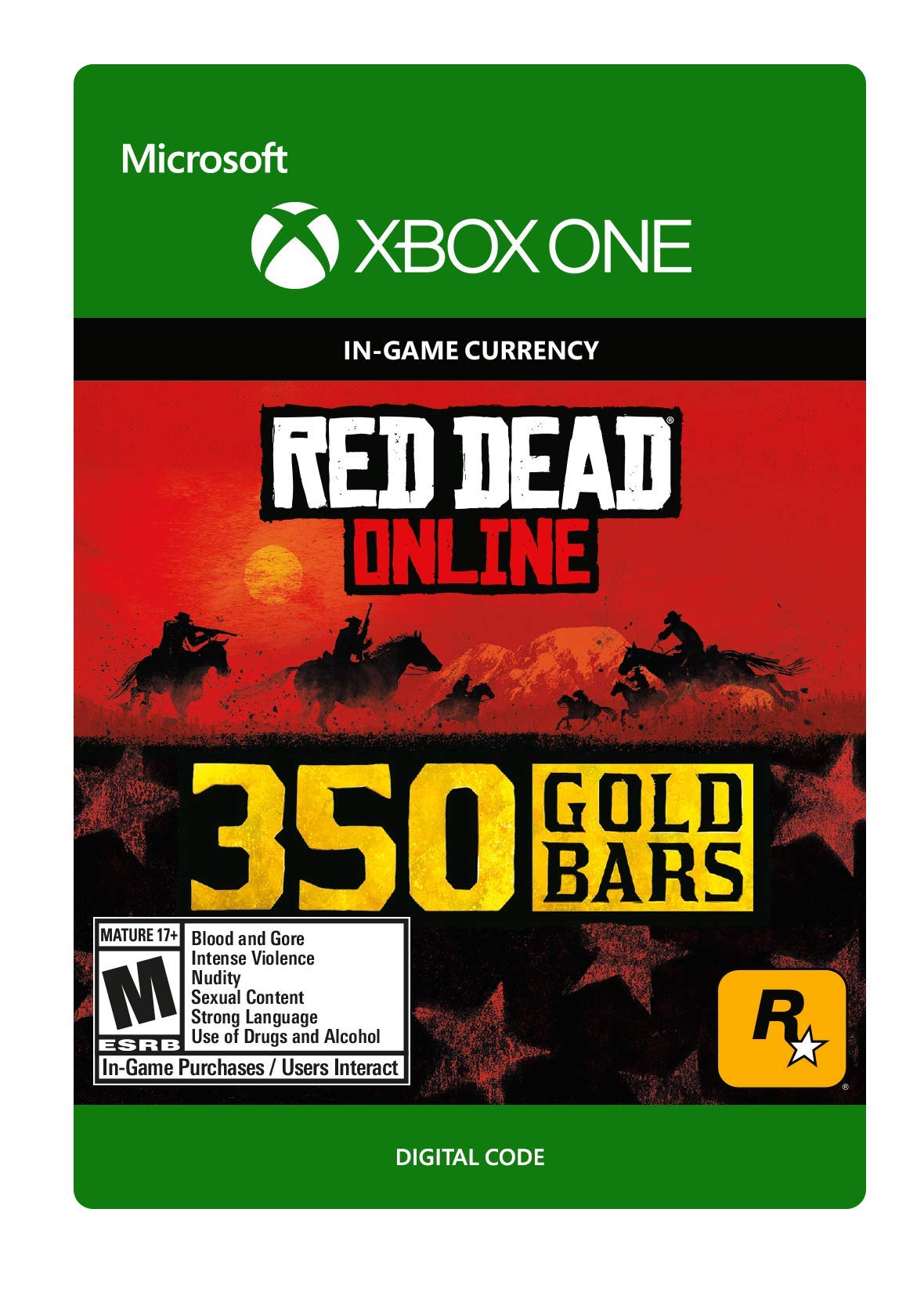Red Dead Redemption 2: 350 Gold Bars - Xbox One Digital Download Code | Fast Delivery for In-Game Purchases & Upgrades