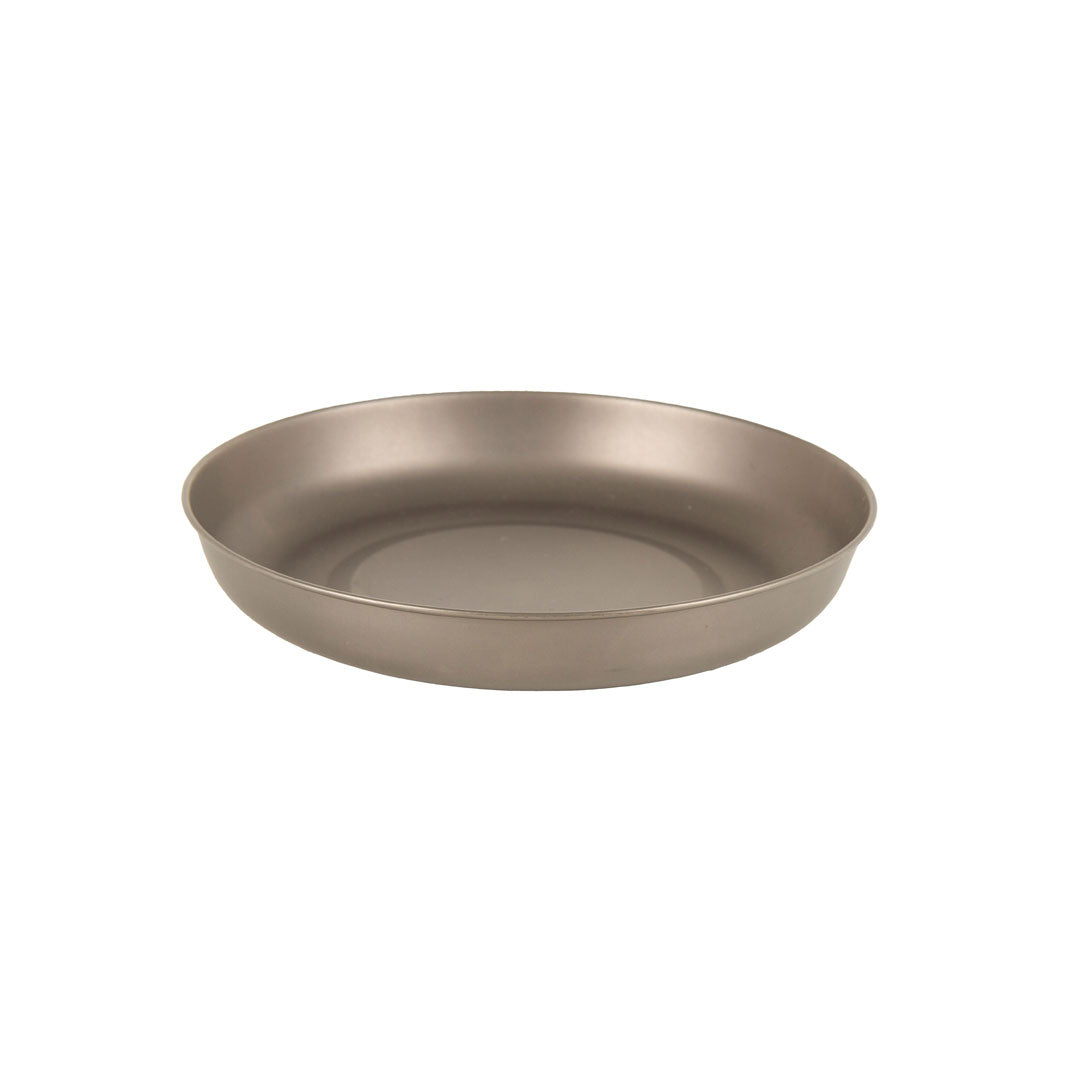 Lightweight Titanium Camping Plate - Durable & Portable Outdoor Dinnerware for Backpacking, Hiking & Picnics | Perfect for Camping Meals & Travel Adventures