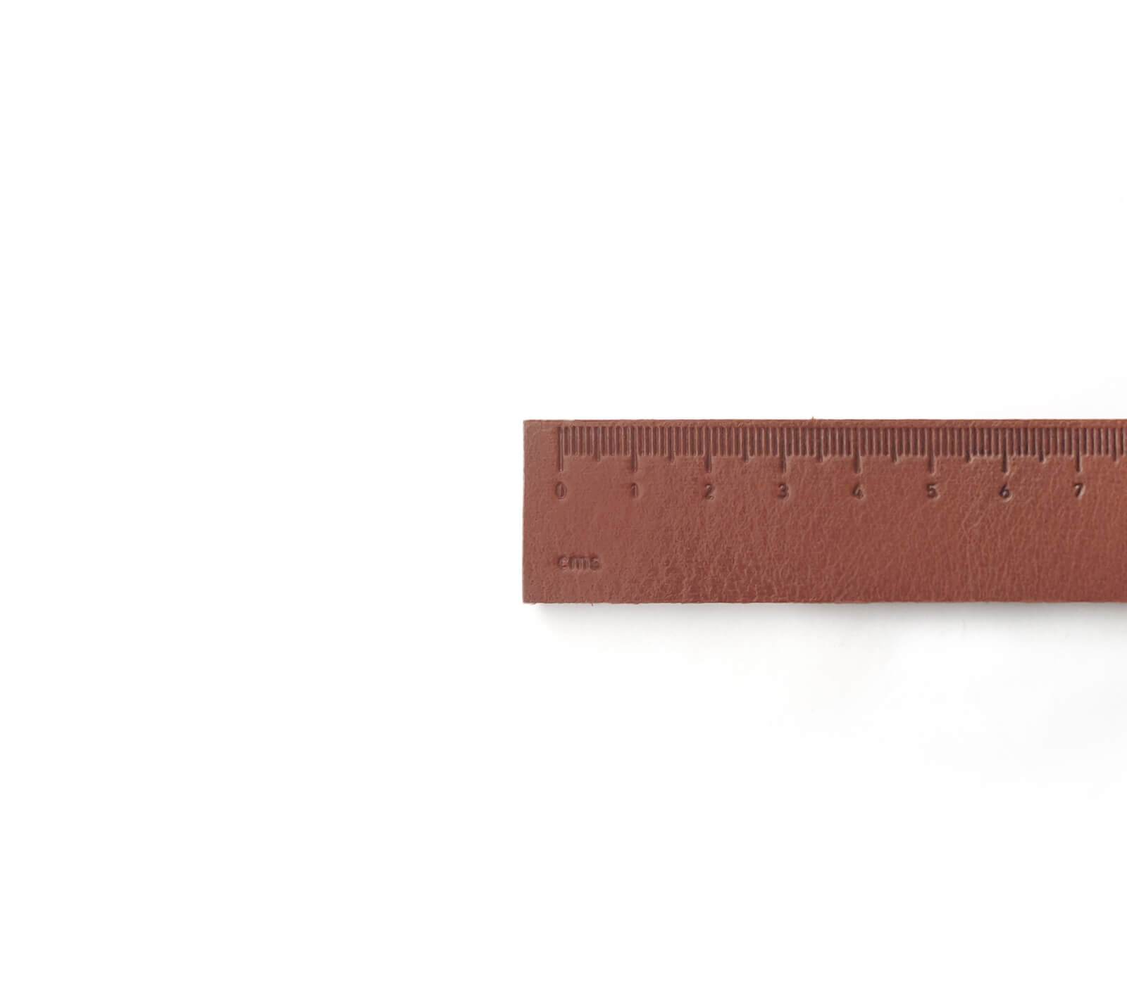 Premium Leather Ruler - 12 Inch/30cm Durable Measuring Tool for Sewing, Crafting & Office Use - Perfect for Tailors, Designers & DIY Projects
