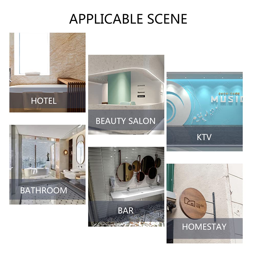 LED Backlit Bathroom Mirror with Dimmable Touch Control - 35.4