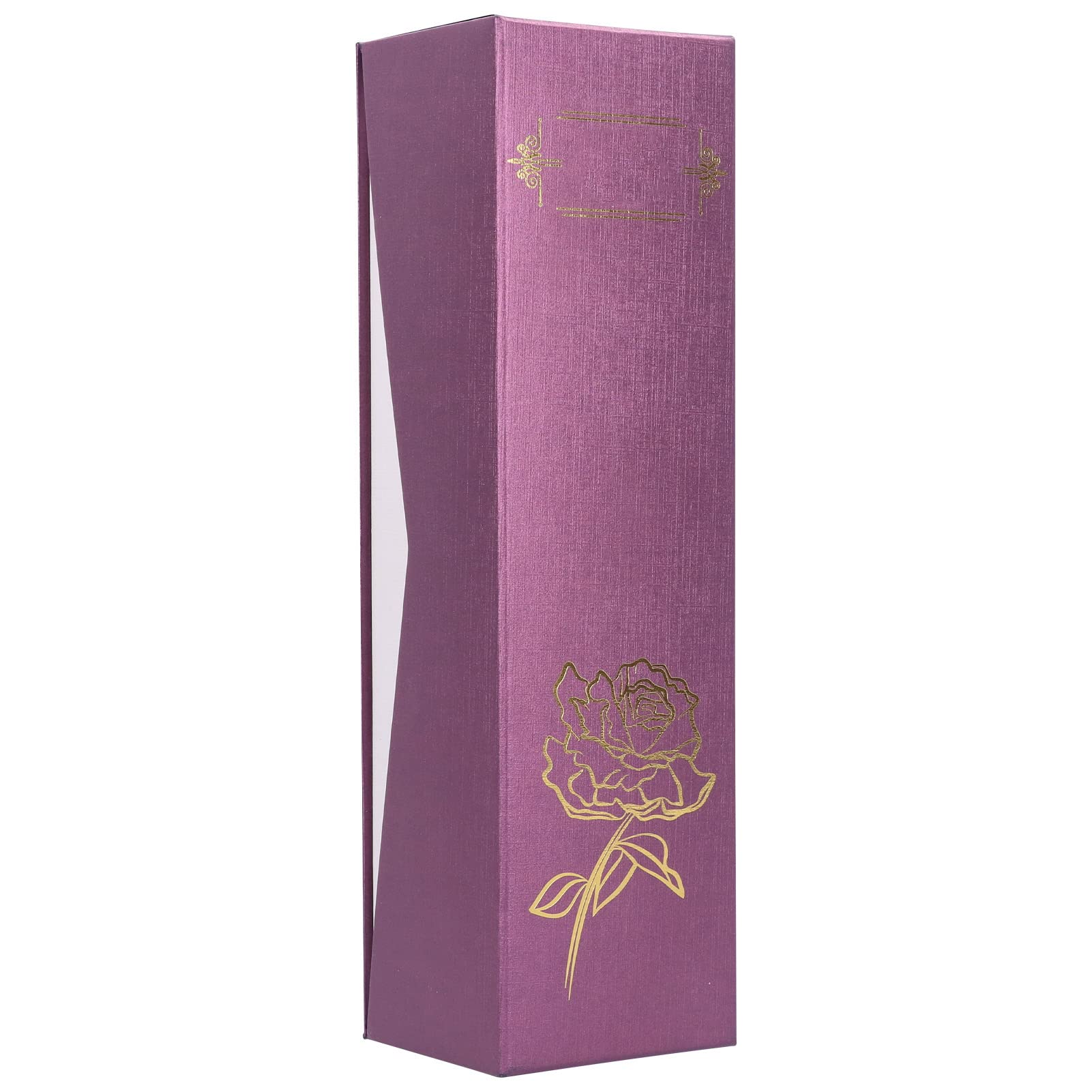 24K Gold-Plated Preserved Rose Flower Gift - Handmade Artificial Rose with Green Leaf & Base - Perfect for Wedding Decor, Mother's Day, Anniversary & Romantic Occasions