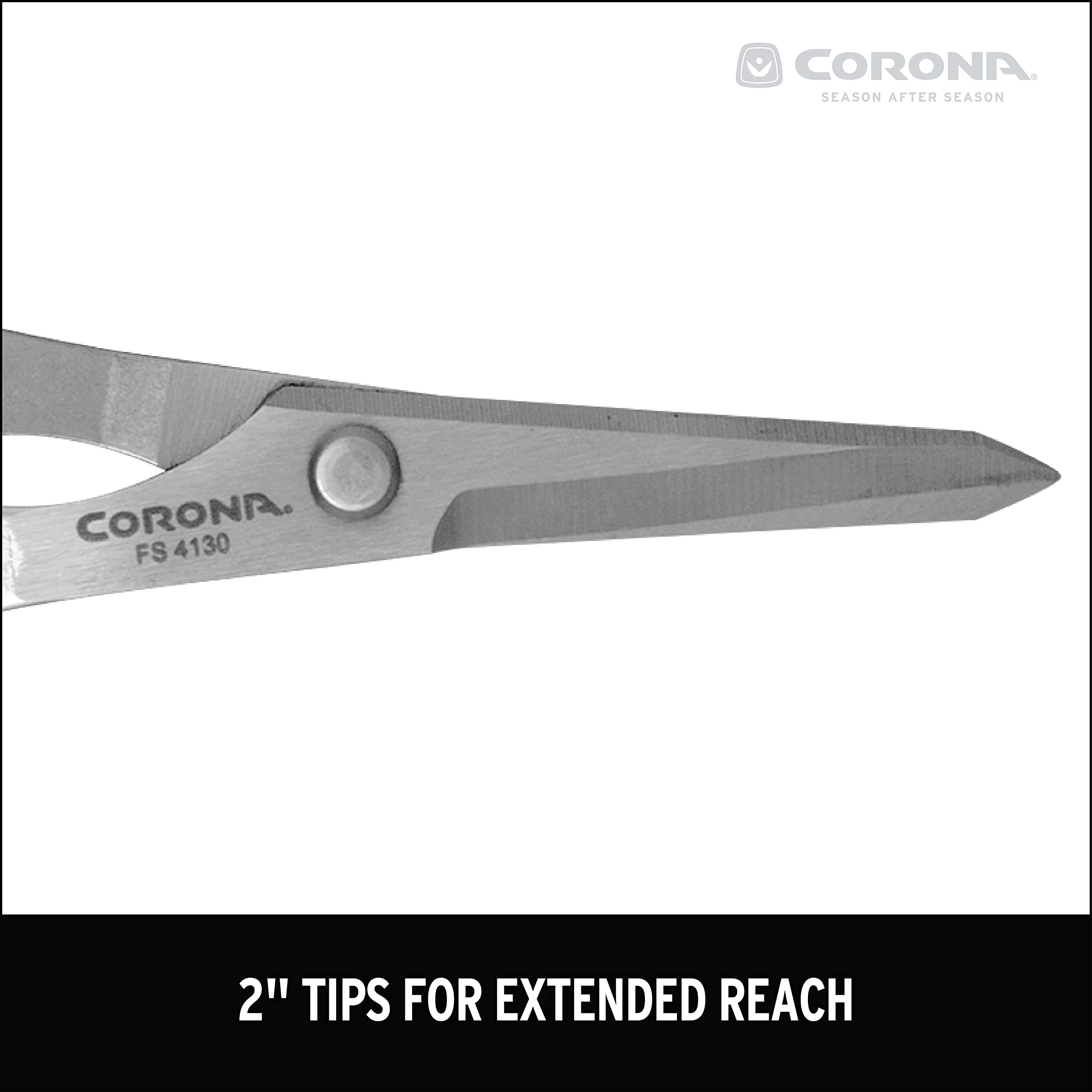 Corona FS 4130 Hydroponic Scissor - Professional Gardening Shears for Trimming Plants, Red | Ideal for Hydroponics, Indoor Gardening & Herb Harvesting