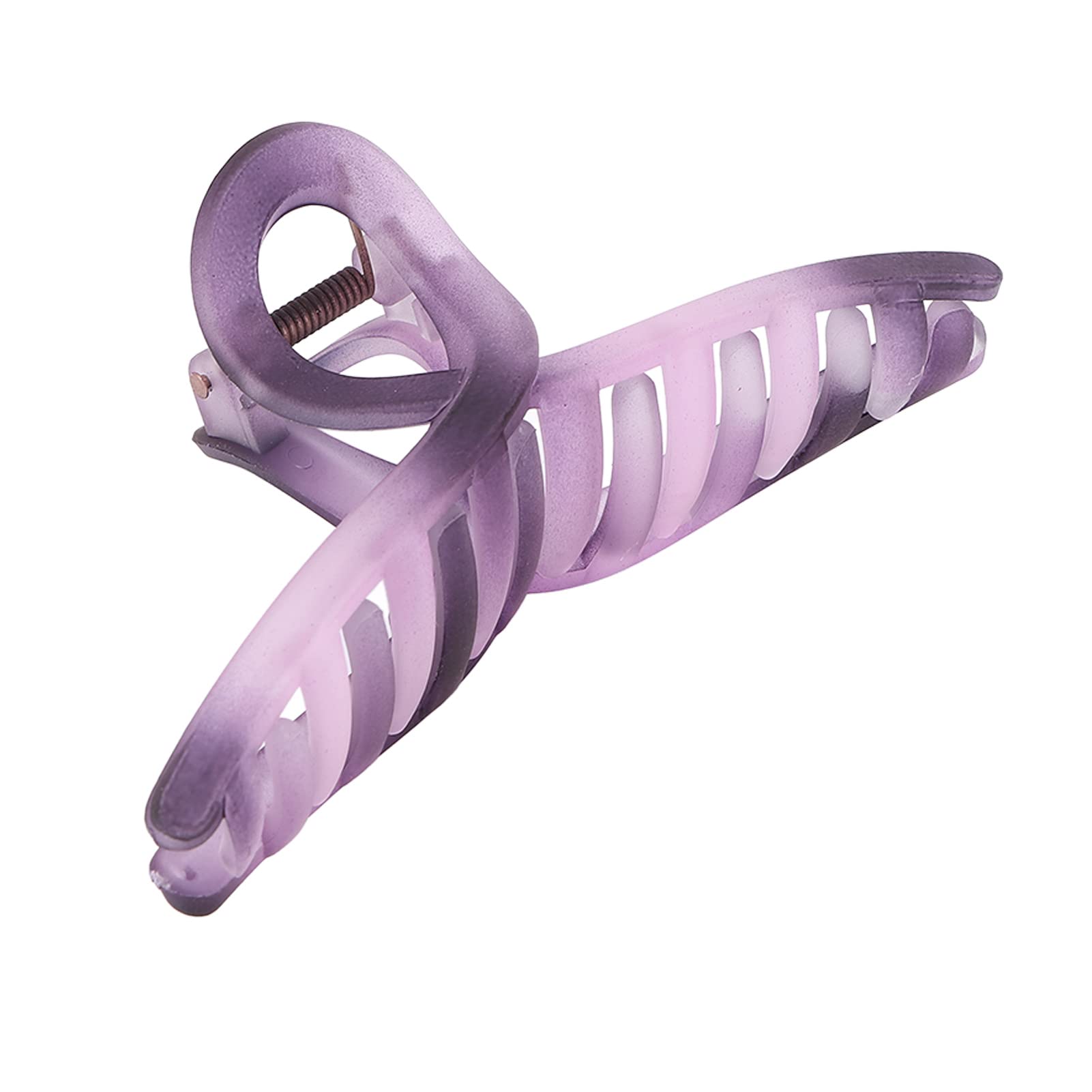 Matte Hair Claw Clip - Light Purple Hair Barrettes for Women, Non-Slip Hair Clamp for Ponytail & Bun, Simple Hair Styling Accessories for Daily Use, Work & Special Occasions