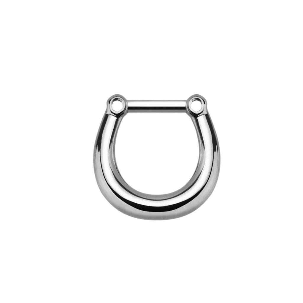 16G Hinged Septum Clicker Ring - Segment Style Nose, Lip & Ear Cartilage Jewelry | Choose Your Color | Perfect for Piercing Lovers & Alternative Fashion
