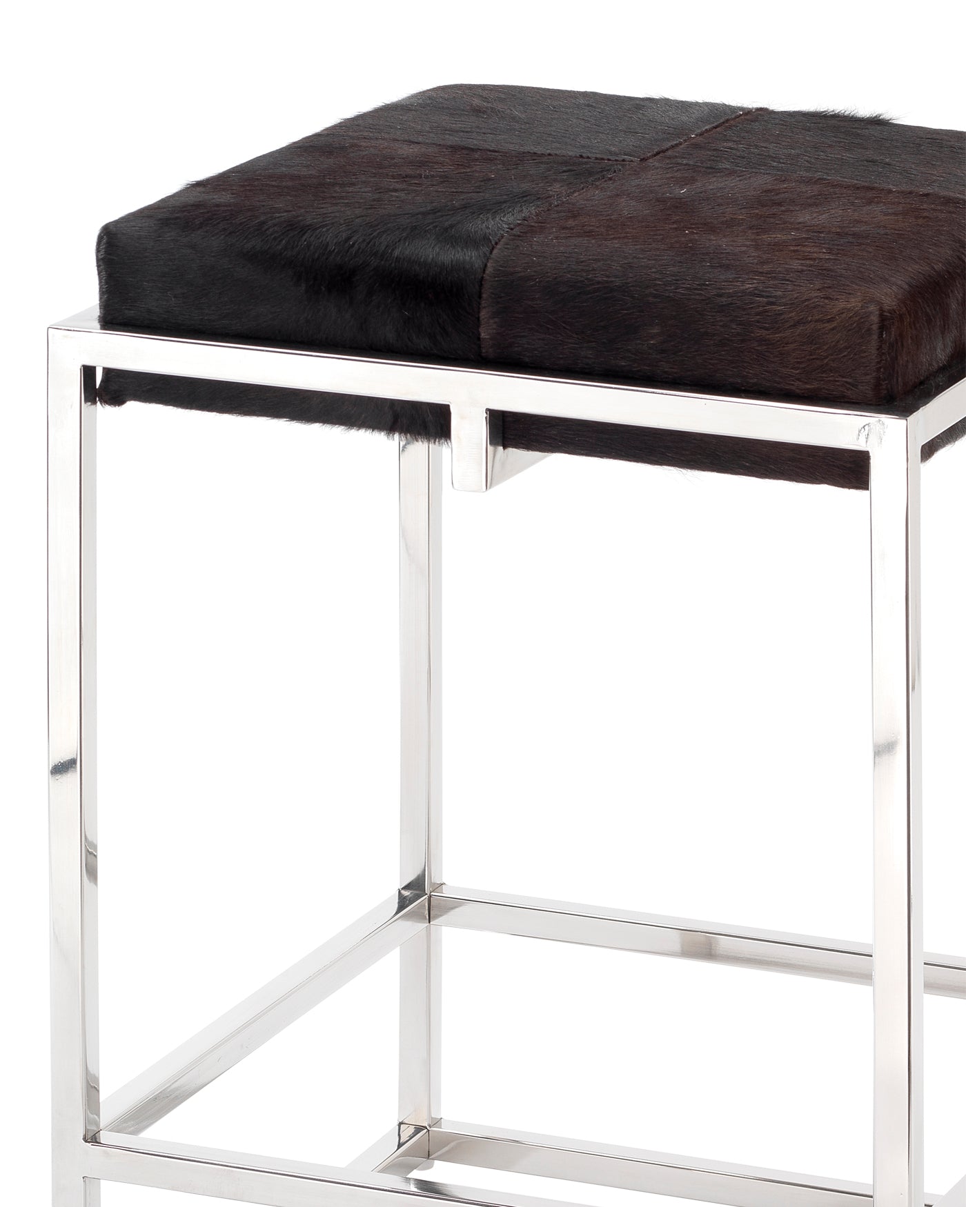 Premium Shelby Counter Stool - Modern Kitchen Bar Stools with Padded Seat & Metal Base - Perfect for Breakfast Nook, Kitchen Island & Home Bar Decor