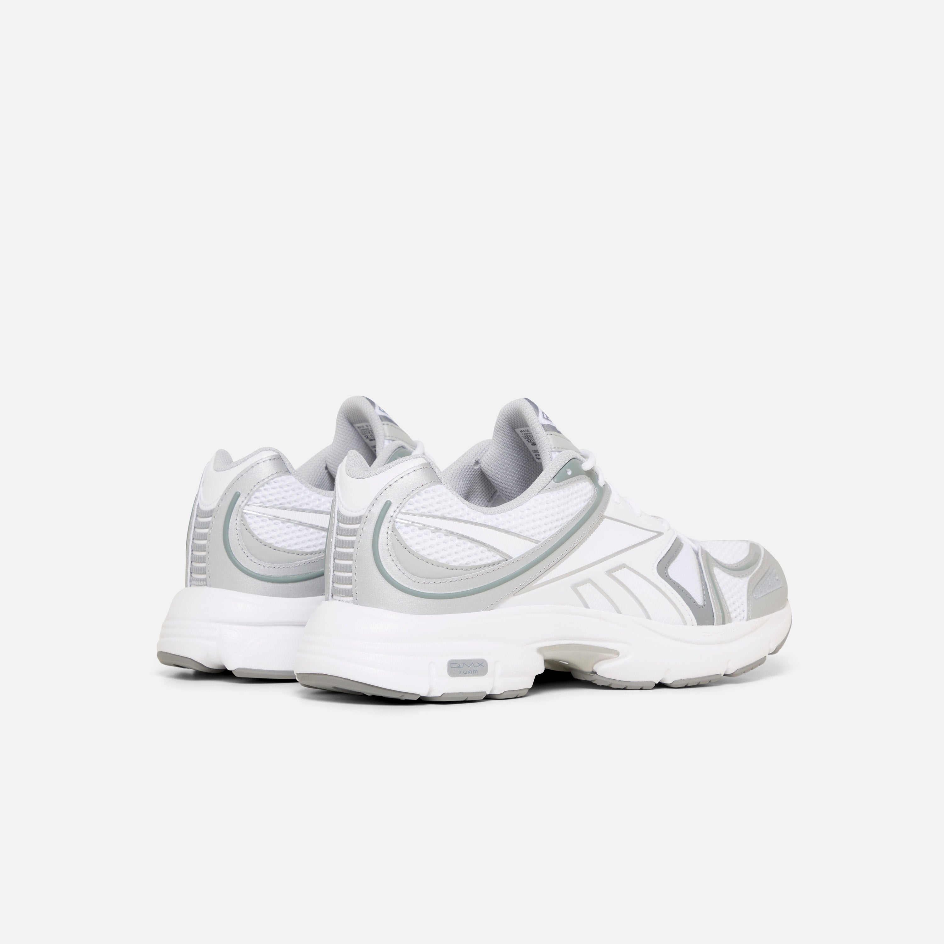 RBK Premier Road Plus VI Running Shoes - White/Grey/Silver Metallic - Lightweight Cushioned Sneakers for Men & Women - Perfect for Jogging, Gym Workouts & Daily Wear