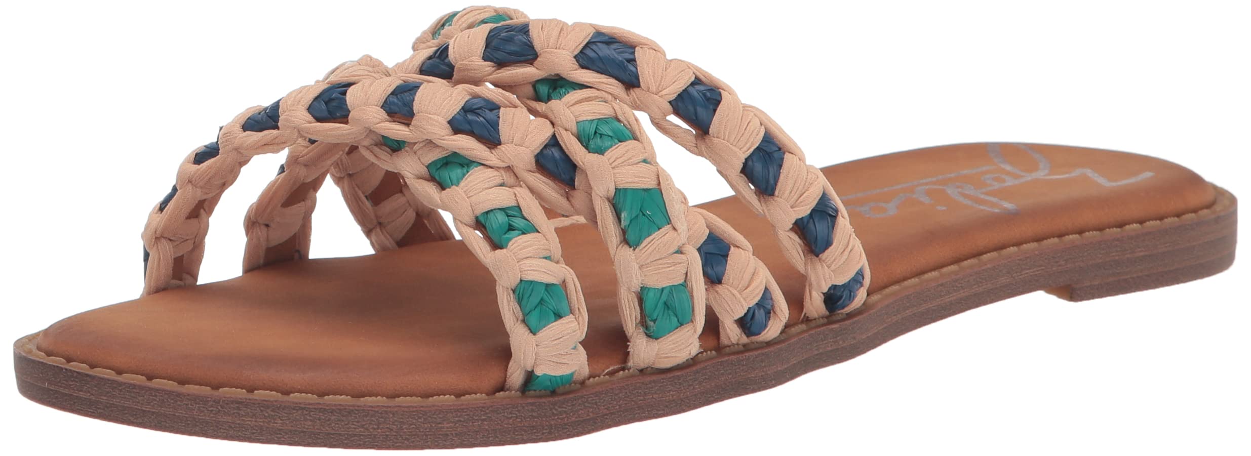 ZODIAC Women's Cerina Slides Sandals - Comfortable Summer Beach Flip Flops for Pool, Vacation & Casual Wear