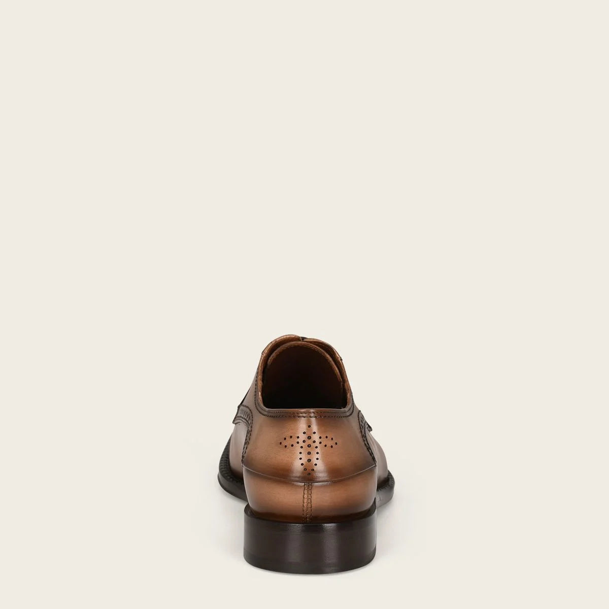 D24TVTV Brown Franco Cuadra Men's Dress Shoes - Premium Leather Formal Shoes for Business, Wedding & Special Occasions
