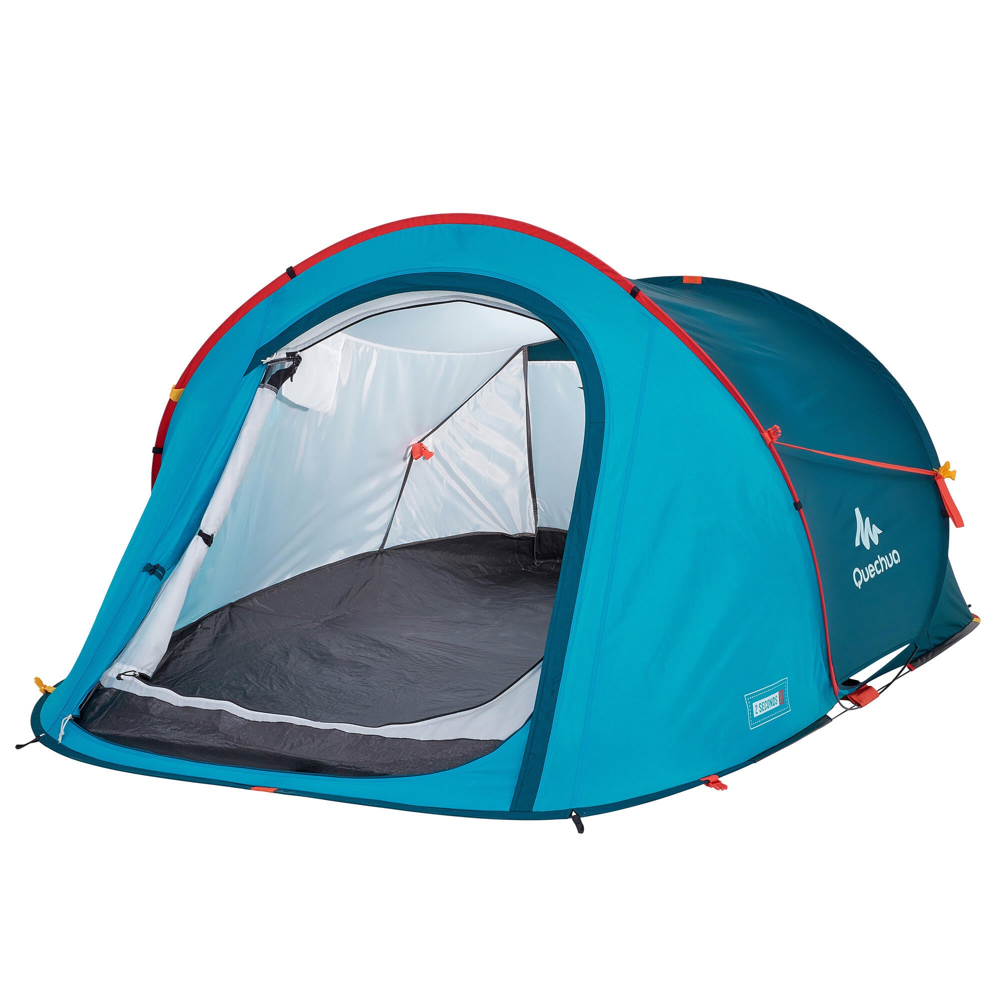 Quechua 2 Second Waterproof Pop Up Tent for Camping - 2 Person Lightweight Instant Setup Tent for Hiking, Backpacking & Outdoor Adventures