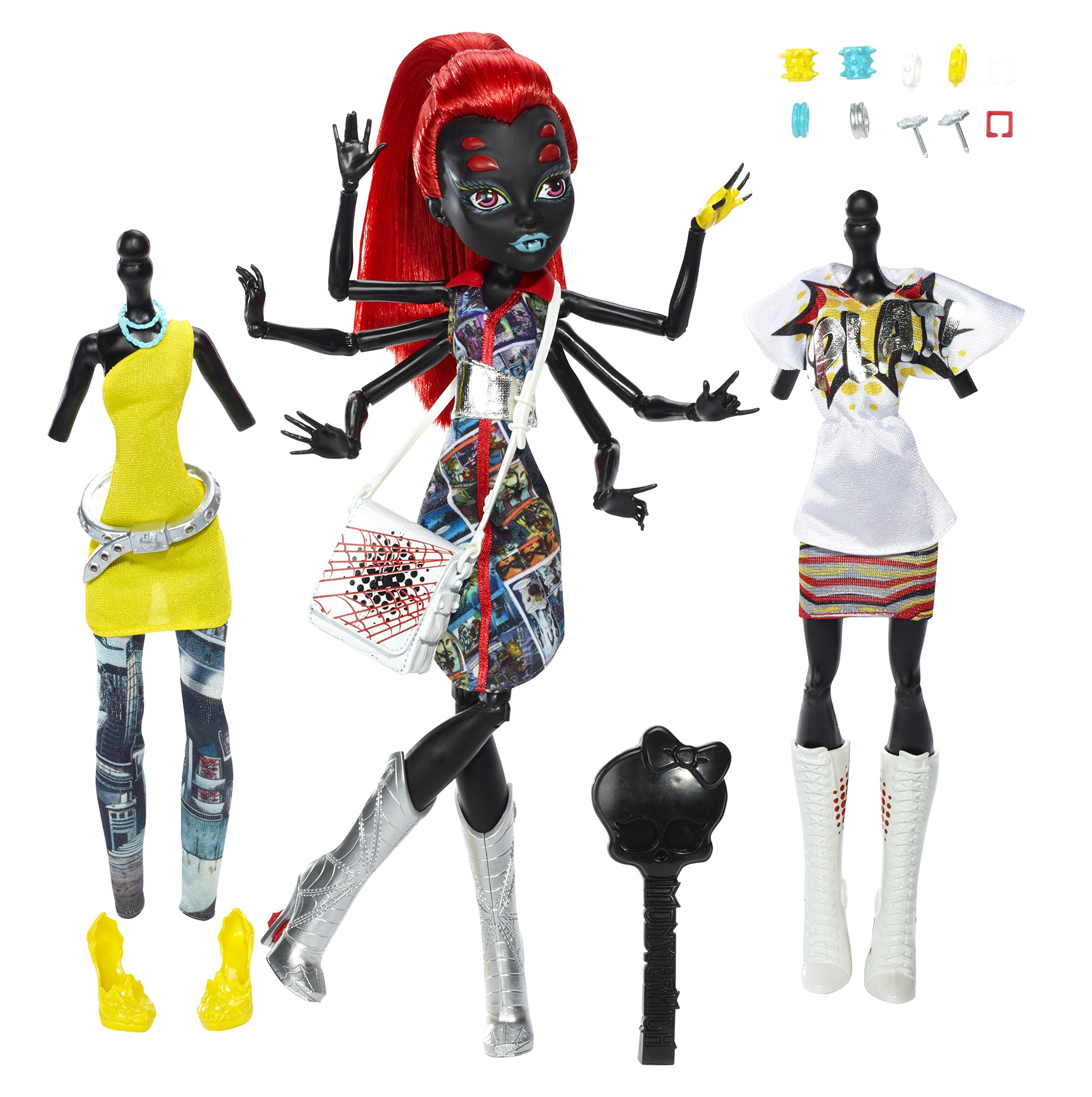 Mattel CBX44 Monster High I Love Fashion Wydowna Spider Doll 10.5