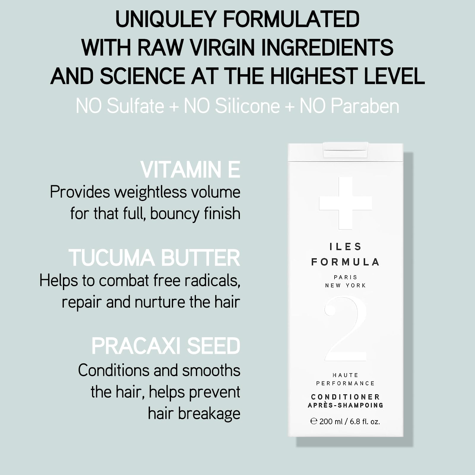 ILES FORMULA Haute Performance Shampoo & Conditioner Set with Scalp & Hair Rejuvenating Booster - Deep Cleansing, Detangling, Stops Breakage, Reduces Hair Loss & Promotes Growth | For Damaged, Dry Hair & Scalp Care at Home or Salon